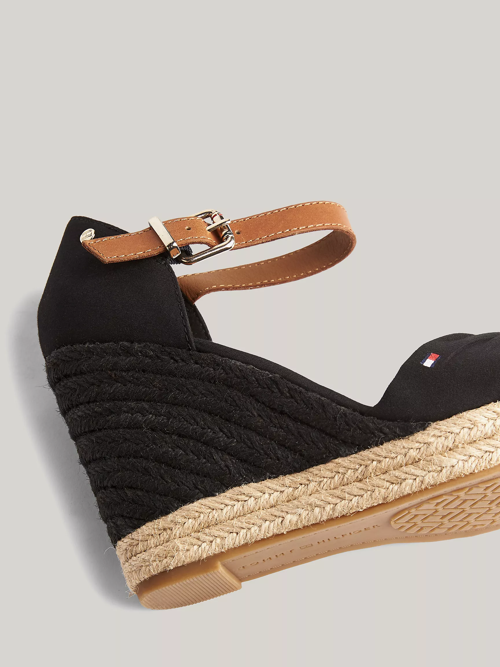 Женская обувь Tommy Hilfiger, Эспадрильи на танкетке с открытым носком