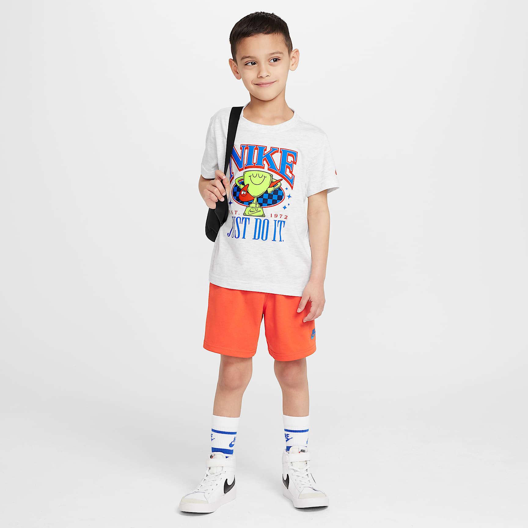 Nike Little Kids' Ace Your Game 2-Piece Jersey Shorts Set