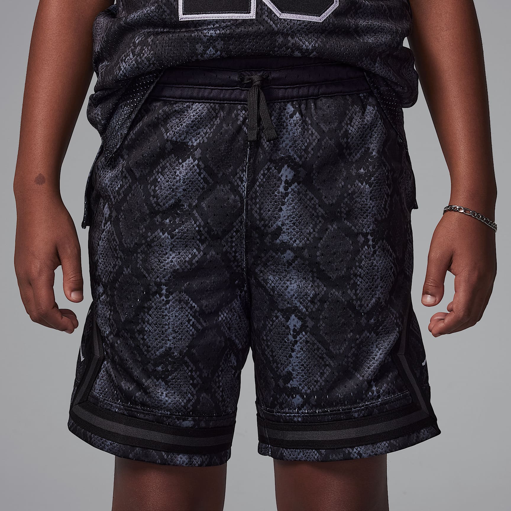 Jordan Dri-FIT Big Kids' MJ Printed Sport Diamond Shorts