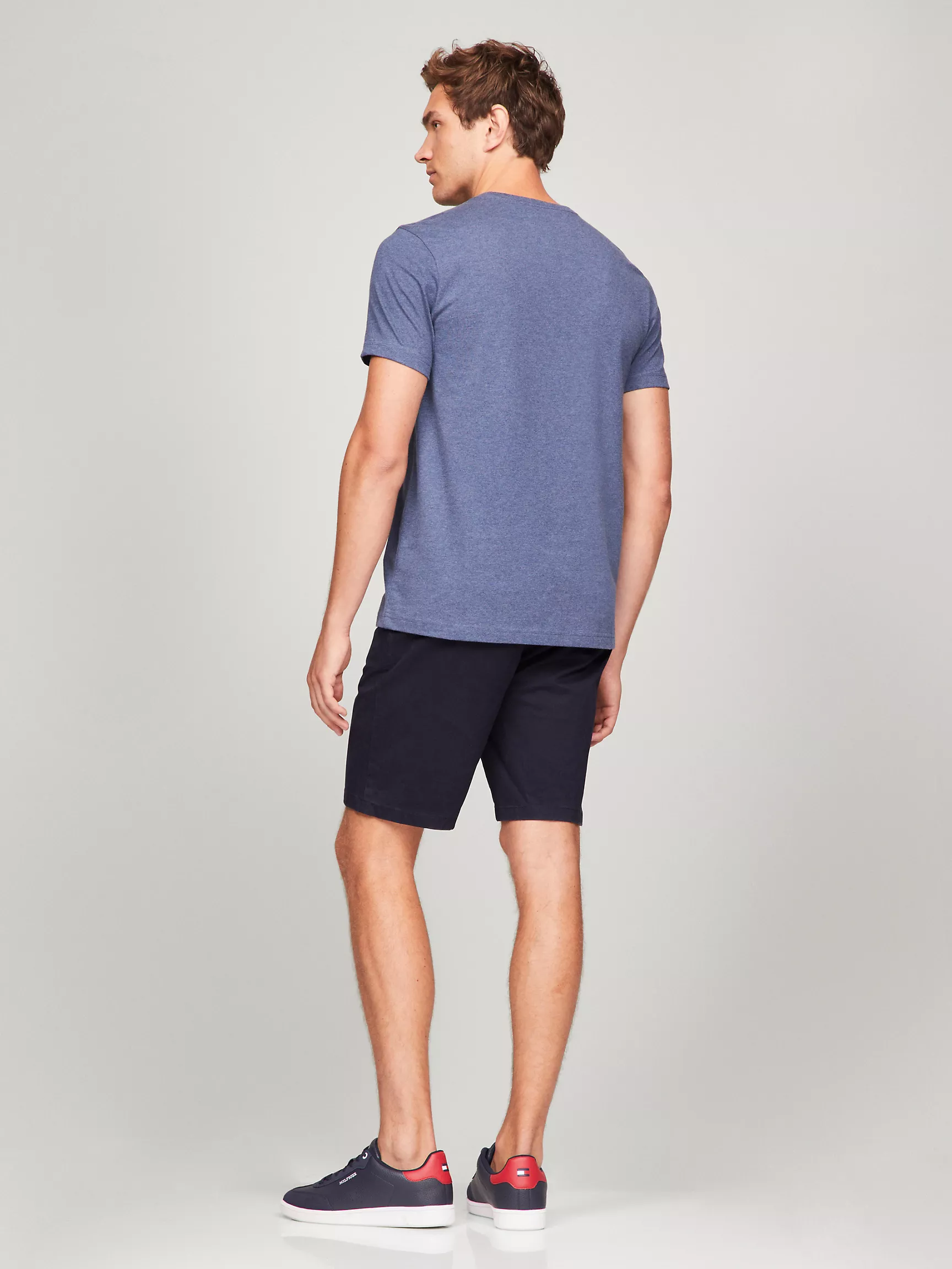 Мужская футболка Tommy Hilfiger, Футболка с тональным фирменным флаговым логотипом