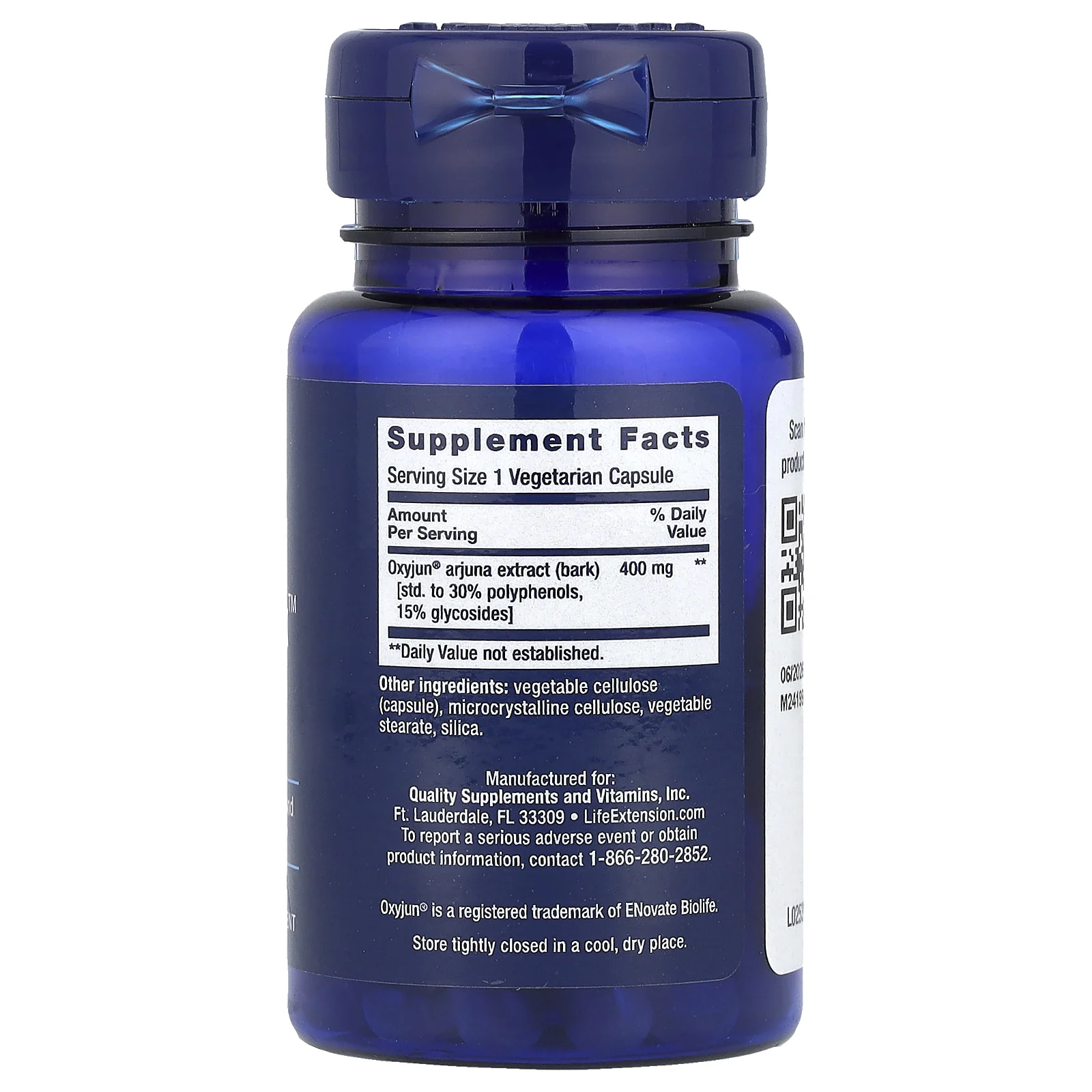 Life Extension, Cardio Peak ™, 400 мг, 30 вегетарианских капсул