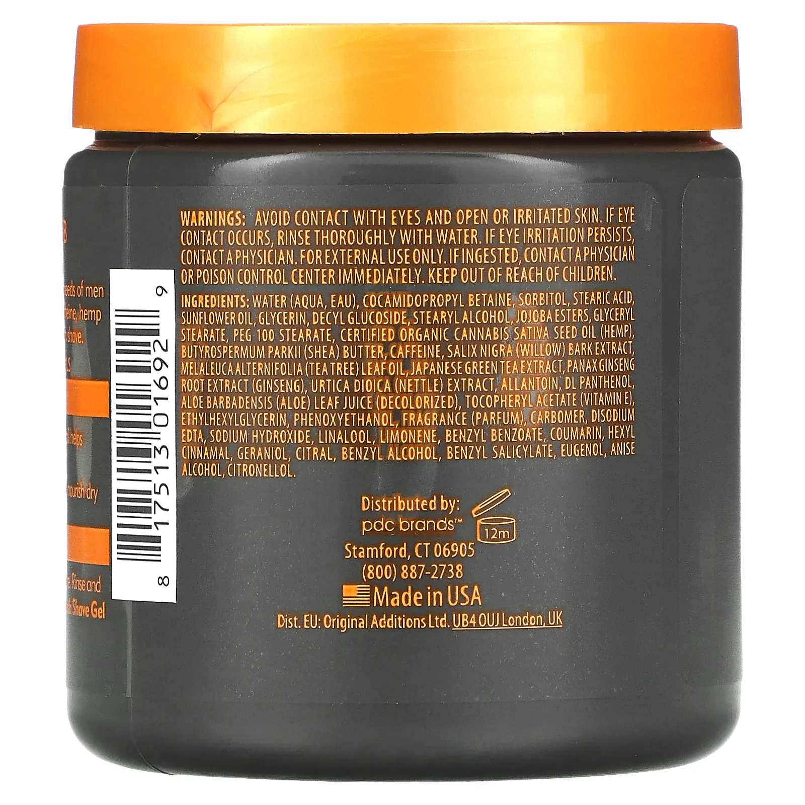 Cantu, Men's Collection, очищающий скраб перед бритьем с маслом ши, 227 г (8 унций)