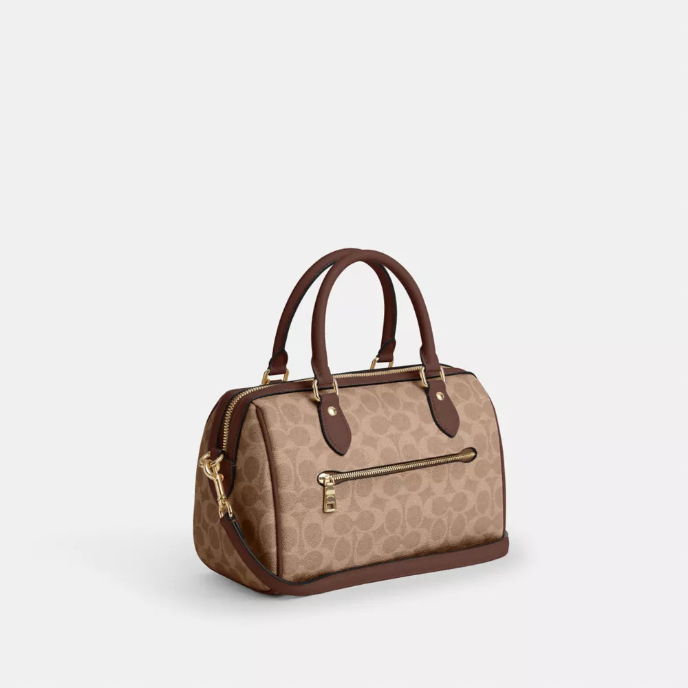 Сумка COACH Rowan Satchel Bag In Signature Canvas