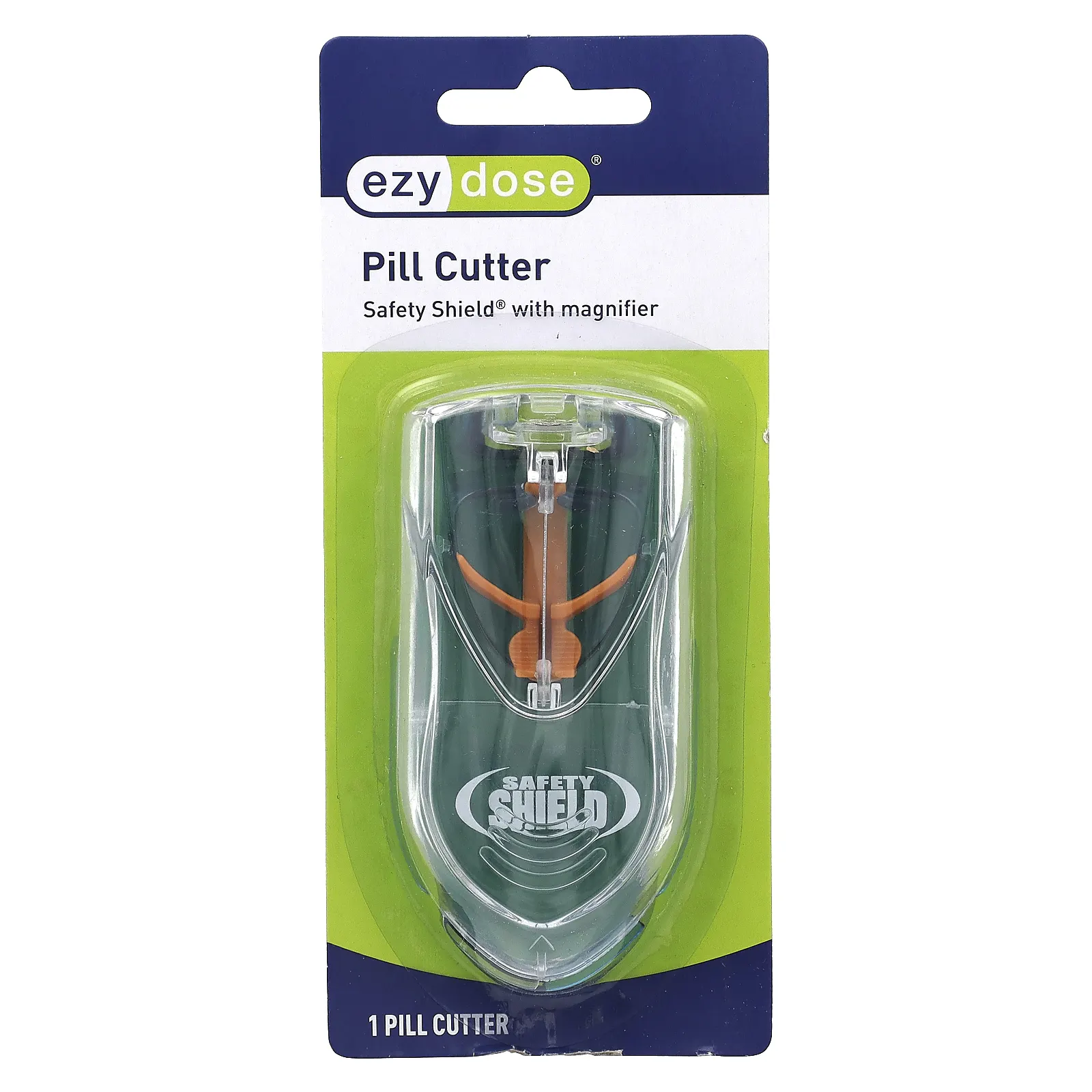 Ezy Dose, форму для резки таблеток с щитком, с лупой, 1 шт.