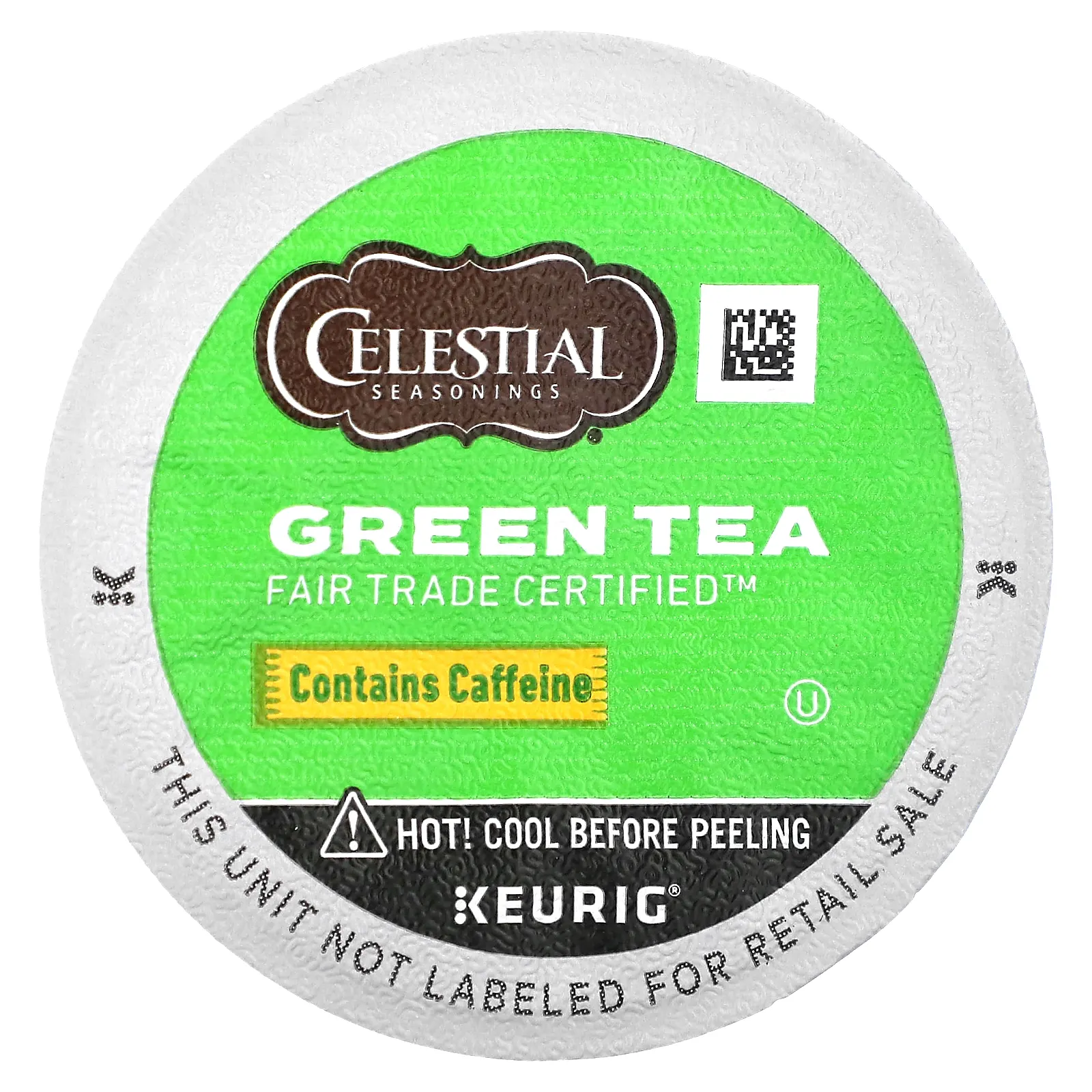Celestial Seasonings, зеленый чай, сертификат справедливой торговли, 12 капсул K-Cup, 3,1 г (0,1 унции) каждая