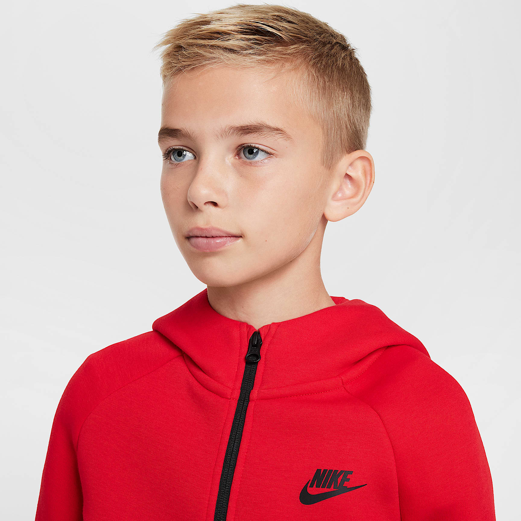 Nike Sportswear Tech Fleece Big Kids' Full-Zip Hoodie