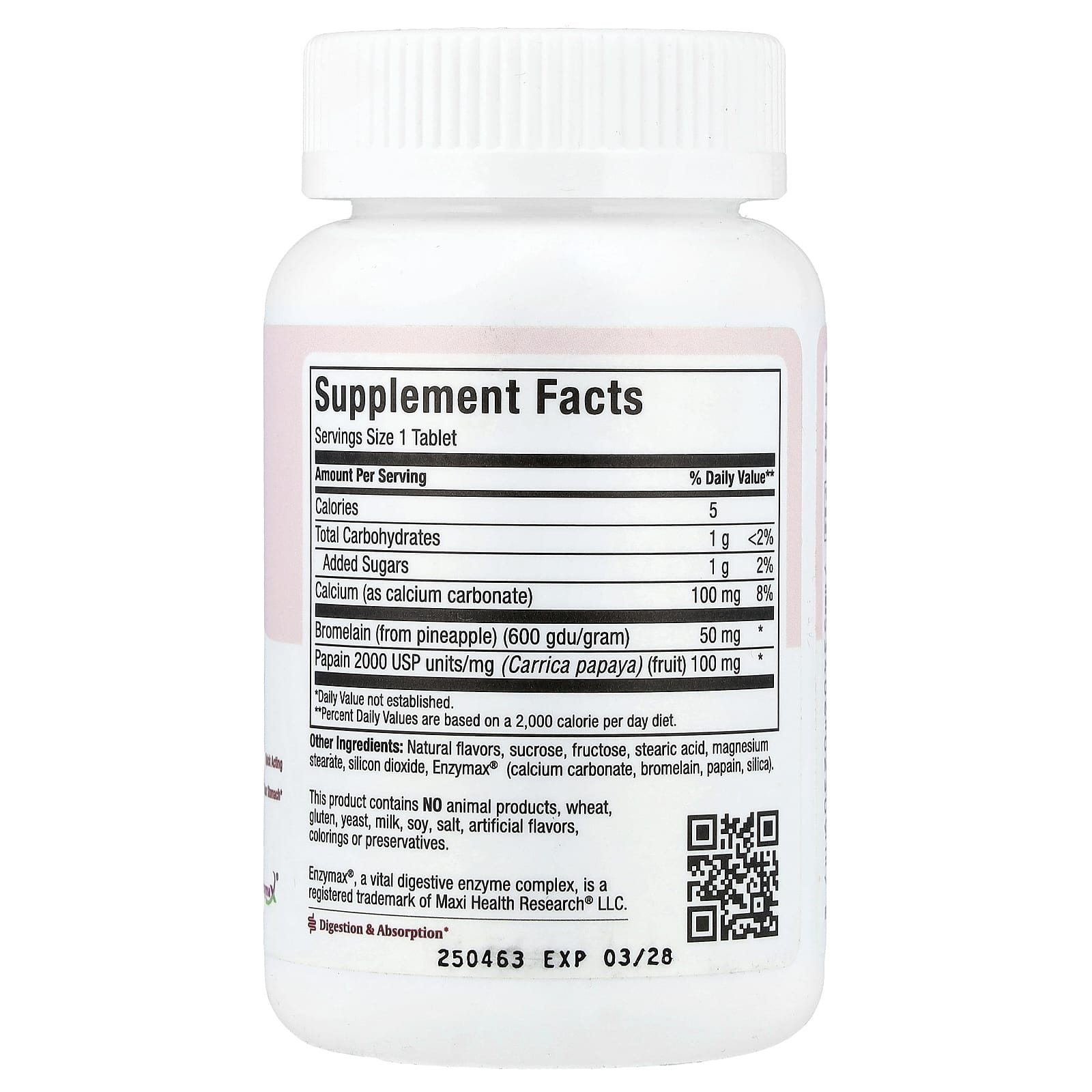 Maxi Health, жевательные таблетки Maxi Digest™, натуральные фрукты, 90 таблеток