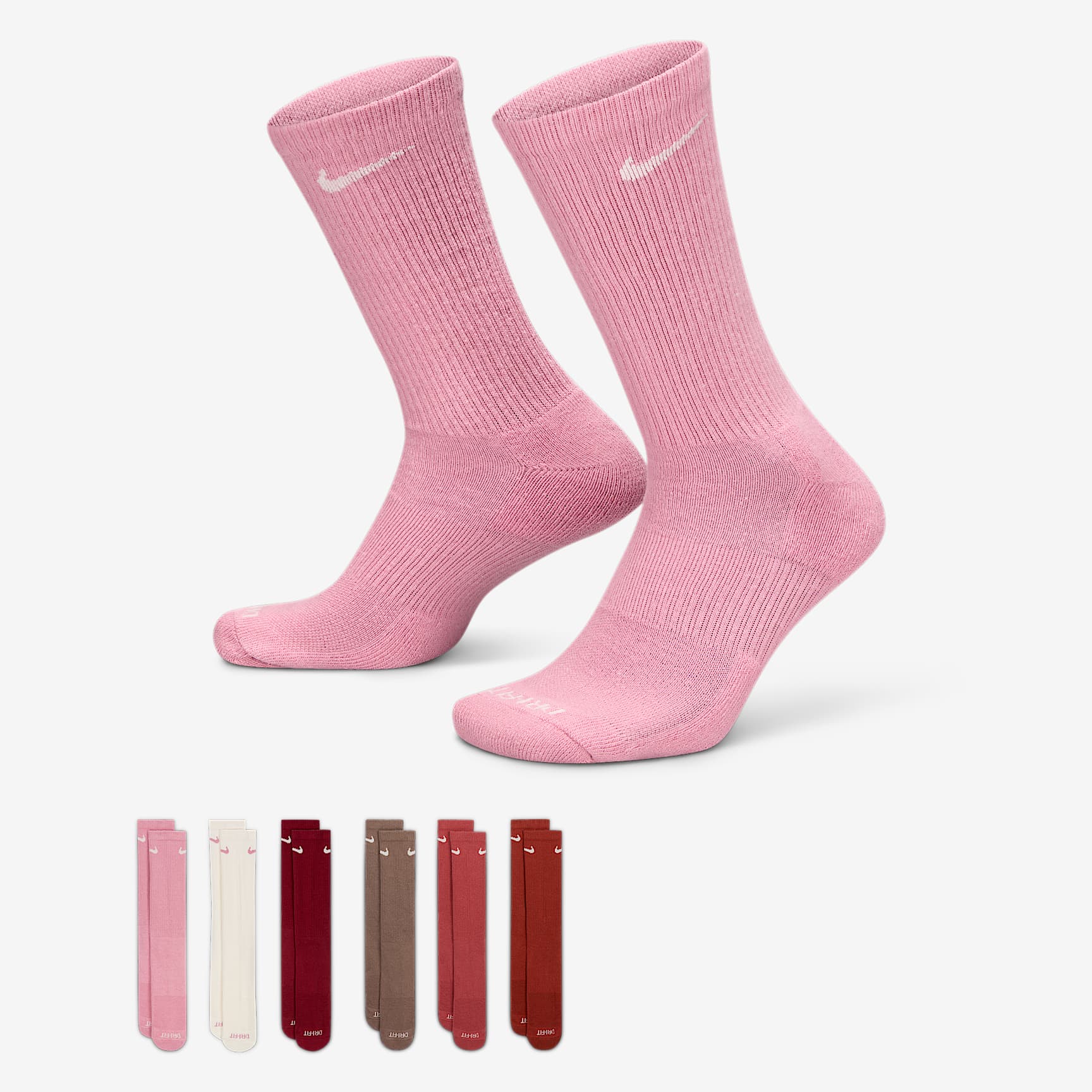 Nike Everyday Plus Cushioned Training Crew Socks (6 Pairs)