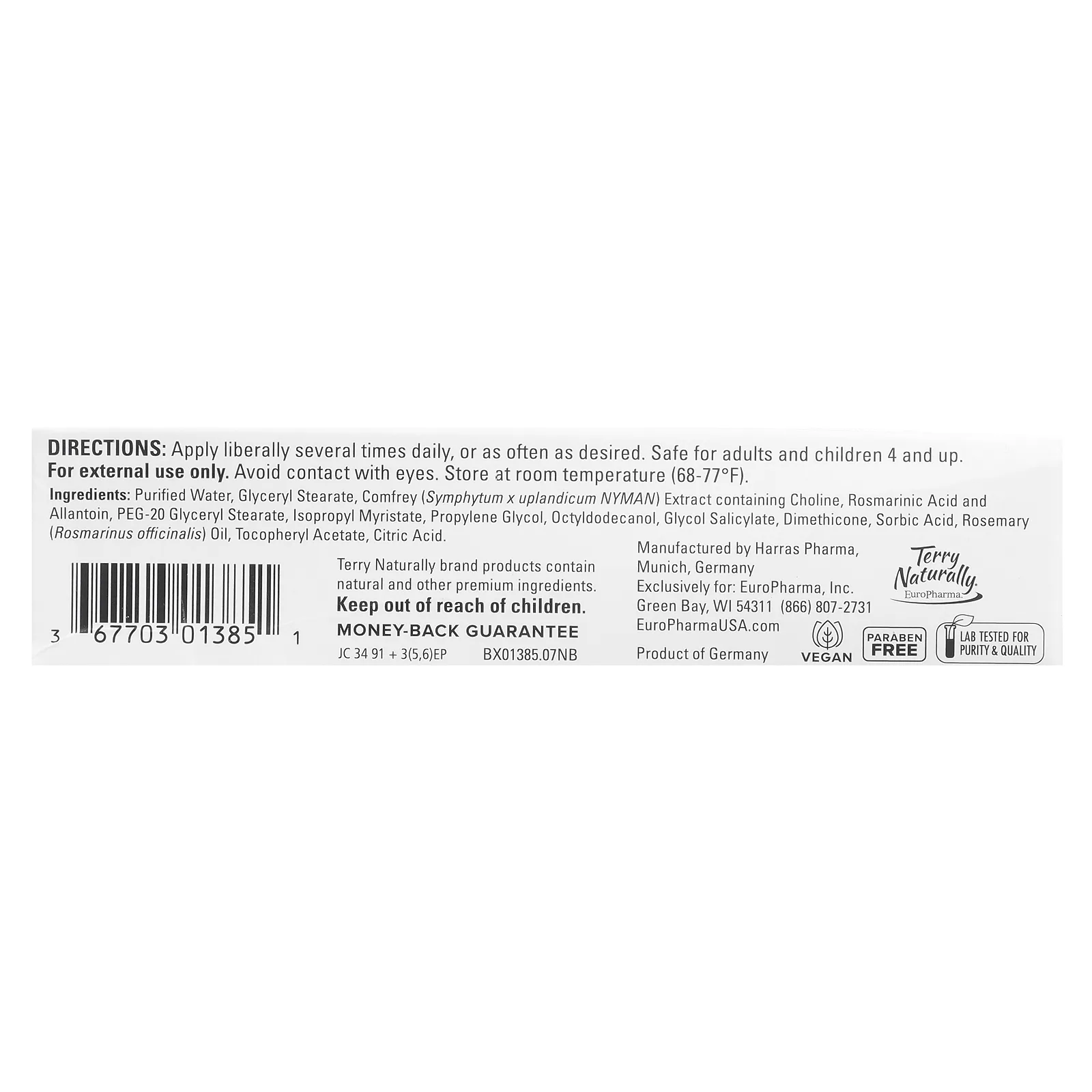Terry Naturally, Крем с окопником Traumaplant, 50 г (1,76 унции)