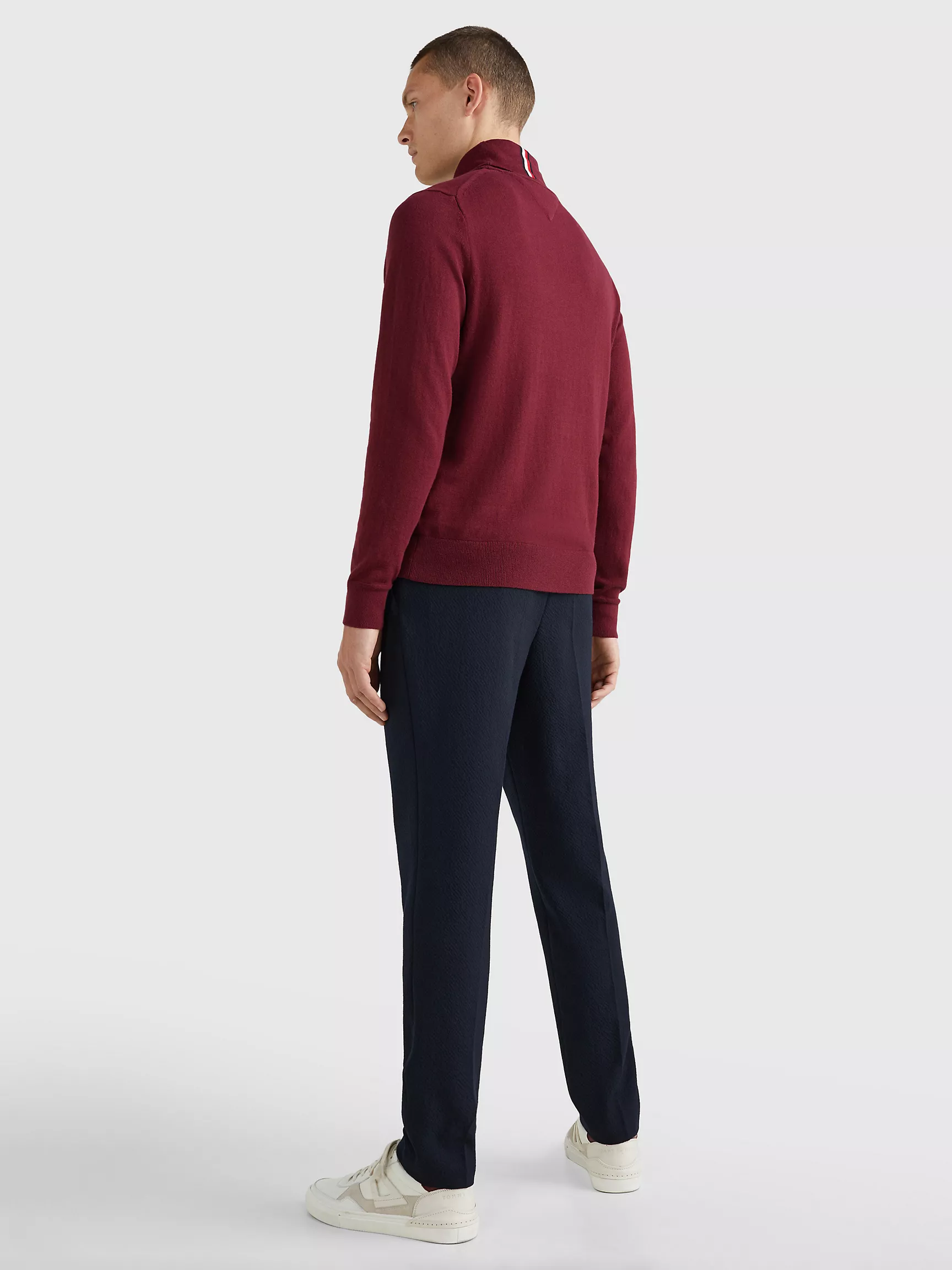Мужской свитер Tommy Hilfiger, Водолазка из смеси хлопка и кашемира