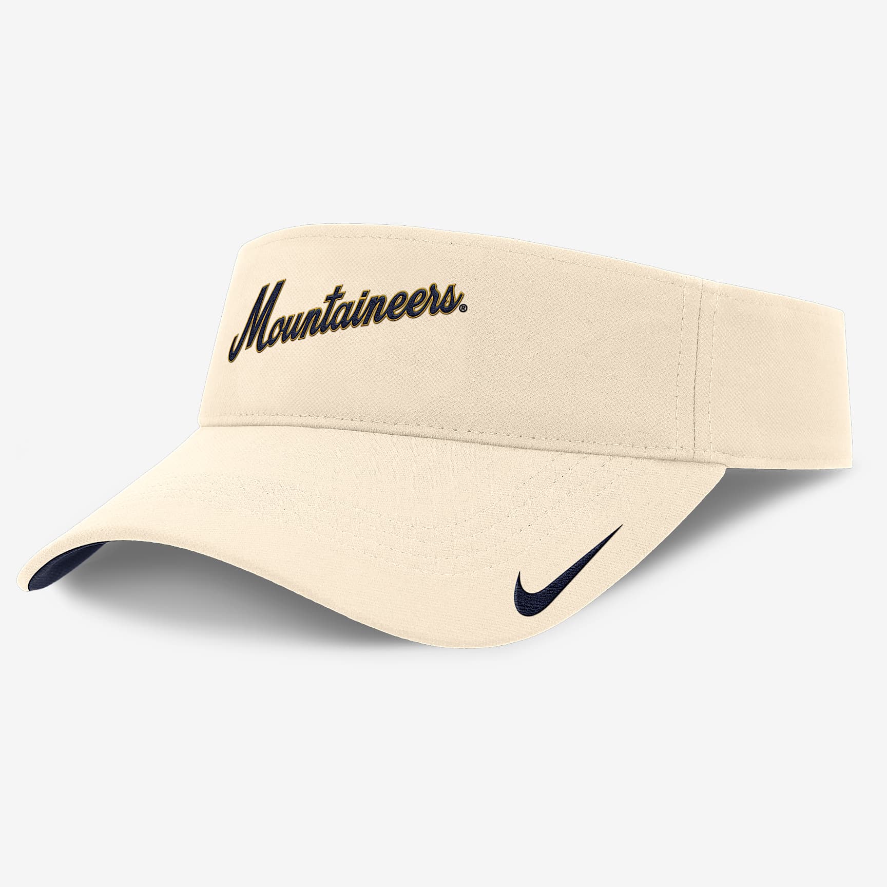 West Virginia Mountaineers Primetime Ace Men's Nike Dri-FIT College Adjustable Visor