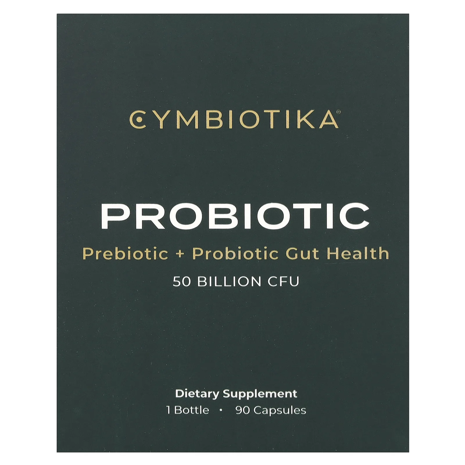 Cymbiotika, Пробиотик, 50 млрд КОЕ, 90 капсул
