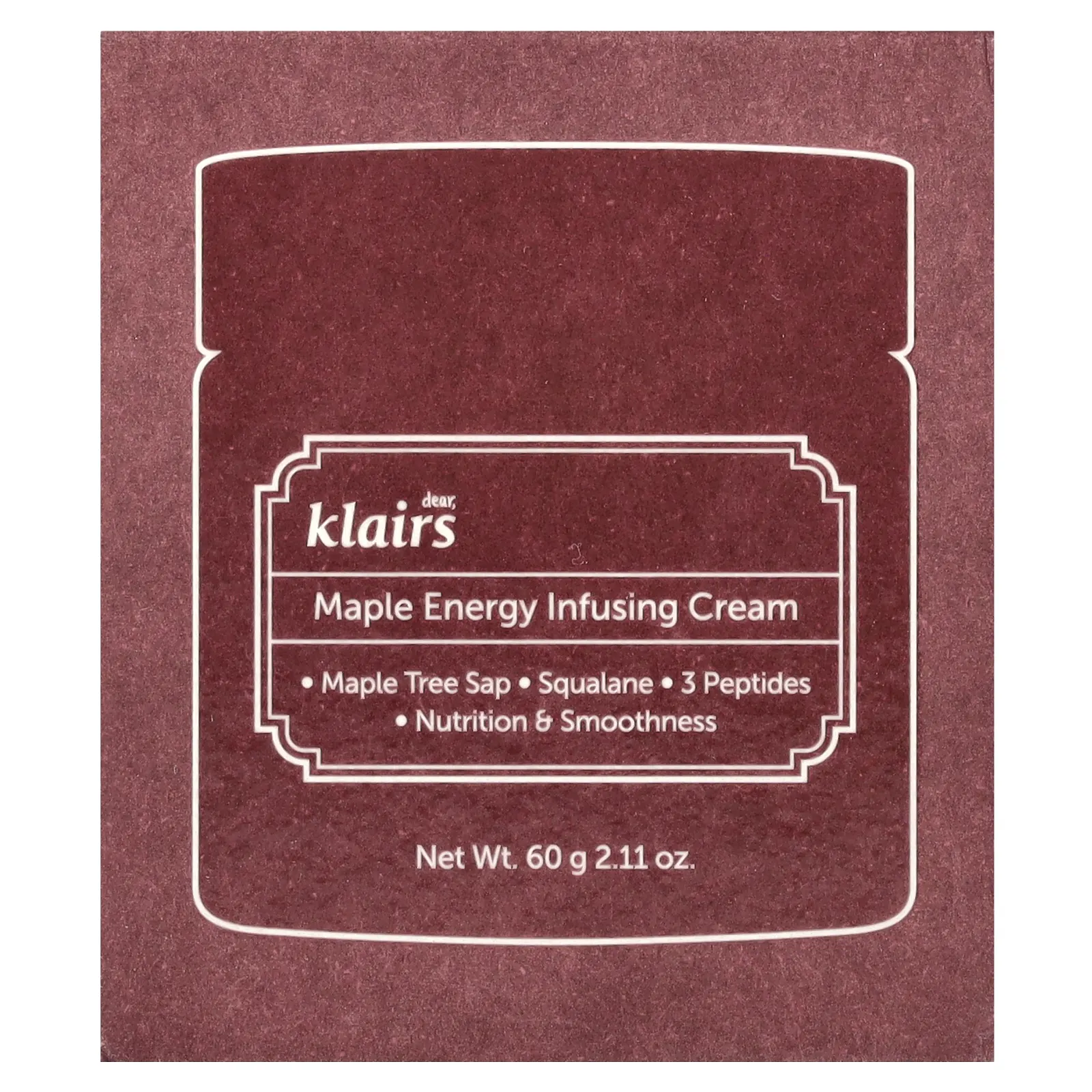 Dear, Энергетический крем с кленом, 60 г (2,11 унции)