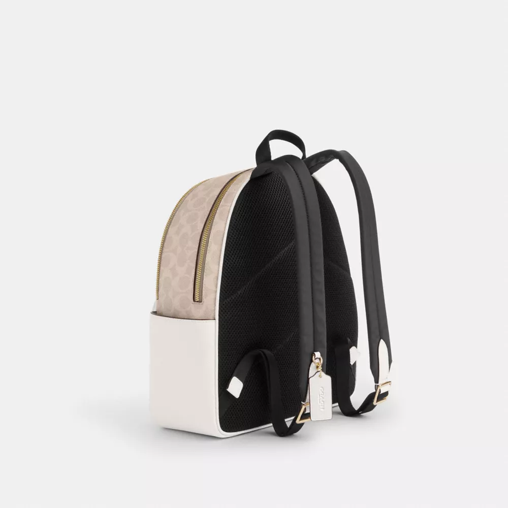 Рюкзак COACH Court Backpack In Signature Canvas