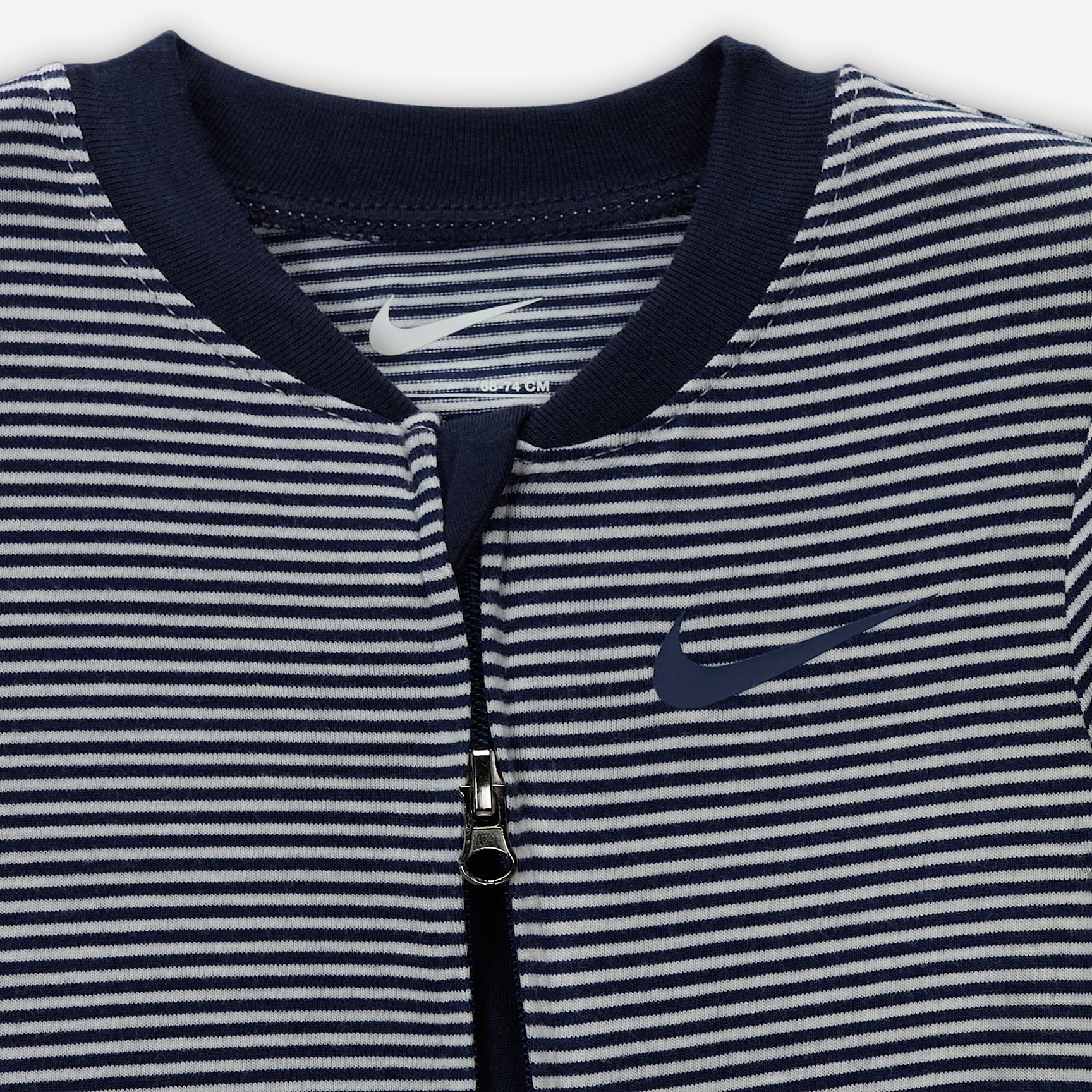 Nike Baby (0-9M) Striped Footed Coverall
