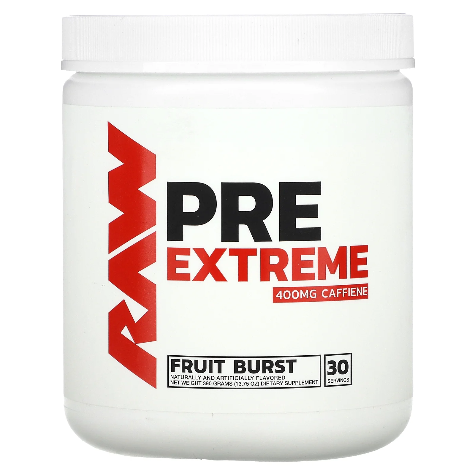 Raw Nutrition, Pre Extreme, фруктовый вкус, 390 г (13,75 унции)