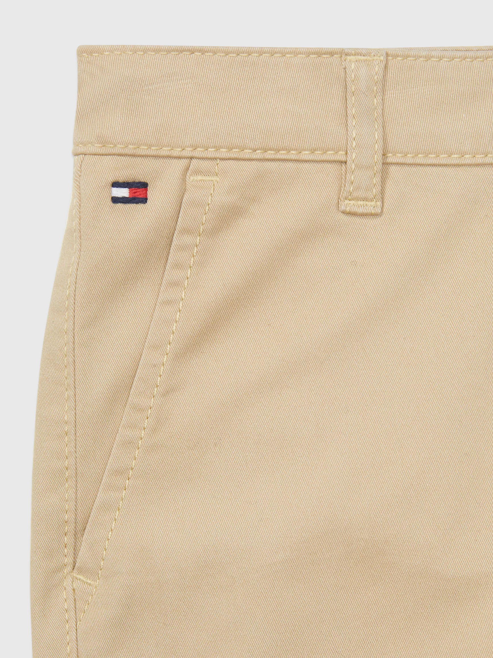 Брюки для девочек Tommy Hilfiger, Детские однотонные эластичные брюки чинос