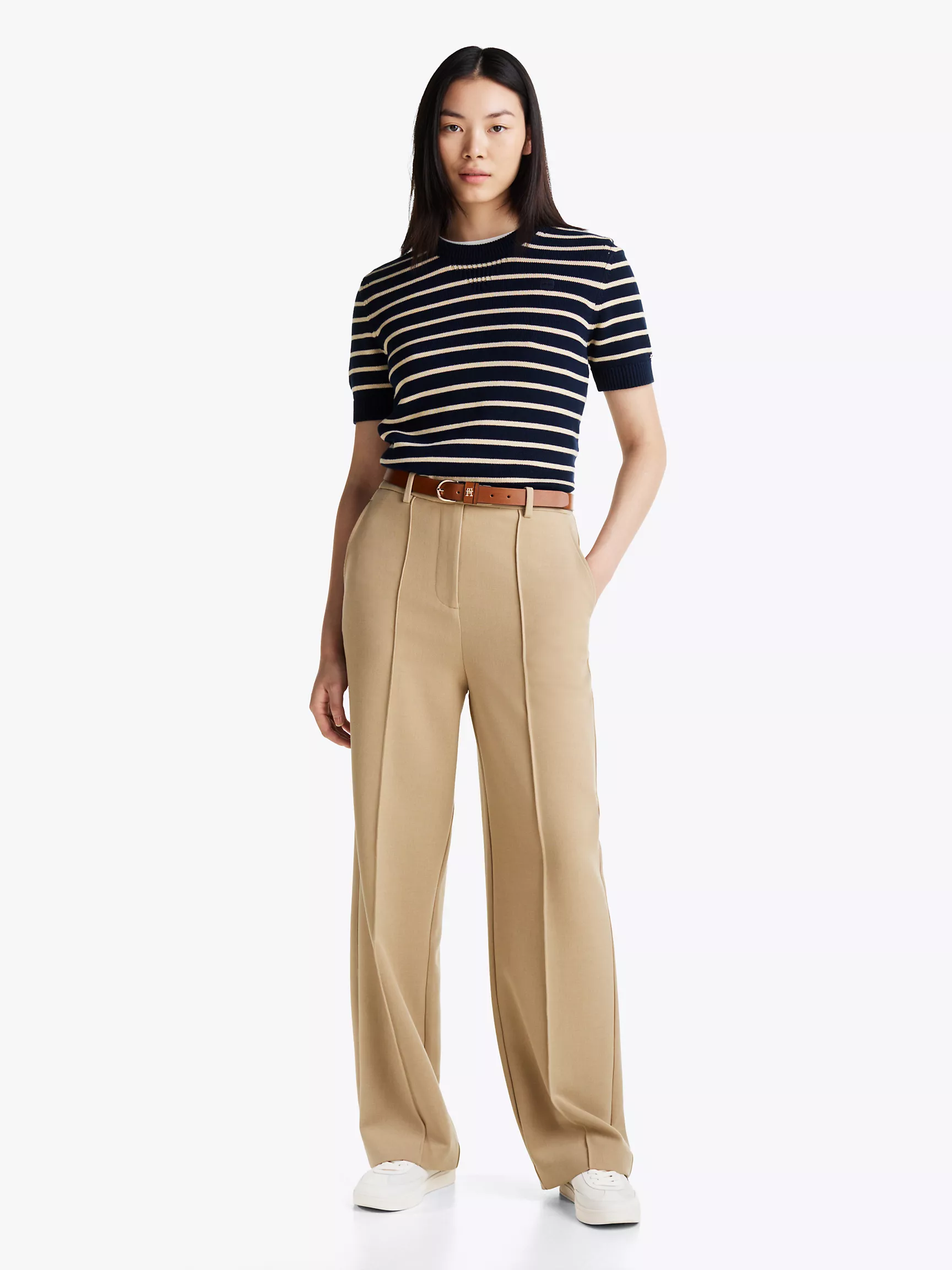 Мужские кроссовки Tommy Hilfiger, Перфорированные кроссовки с монограммным узором