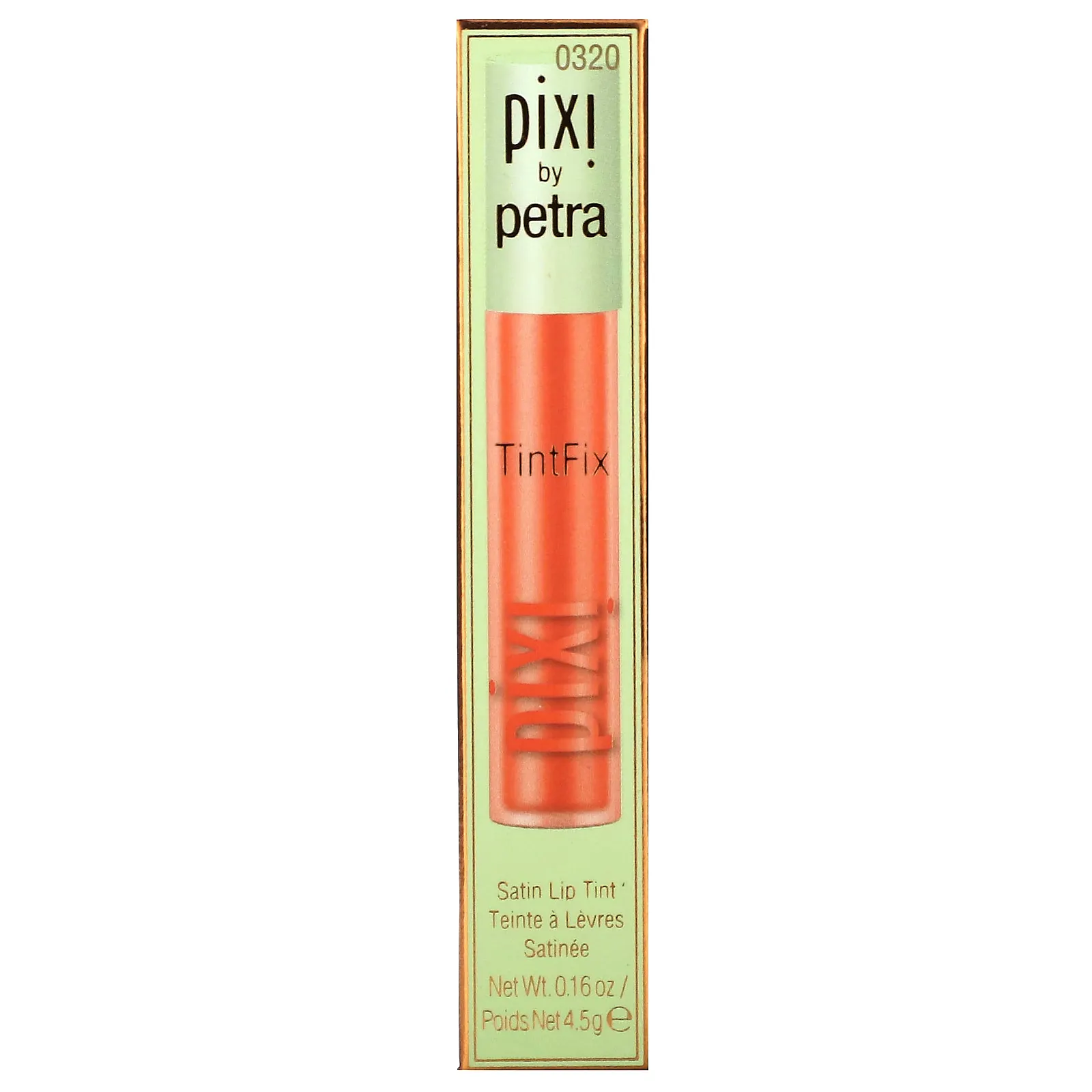 Pixi Beauty, TintFix, сатиновый тинт для губ, 0320 Adore, 4,5 г (0,16 унции)