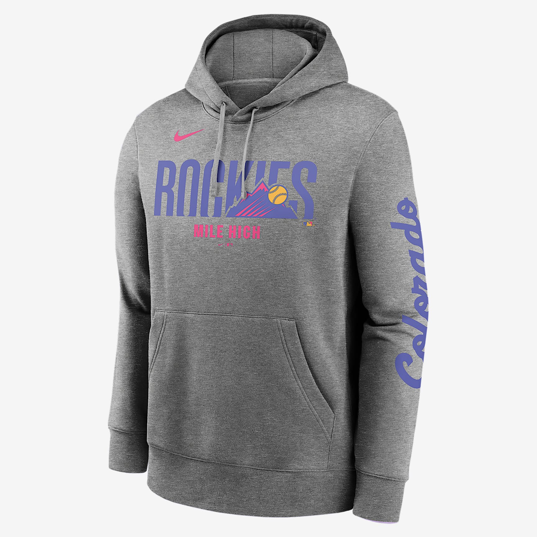 Colorado Rockies City Connect Club Men's Nike MLB Pullover Hoodie