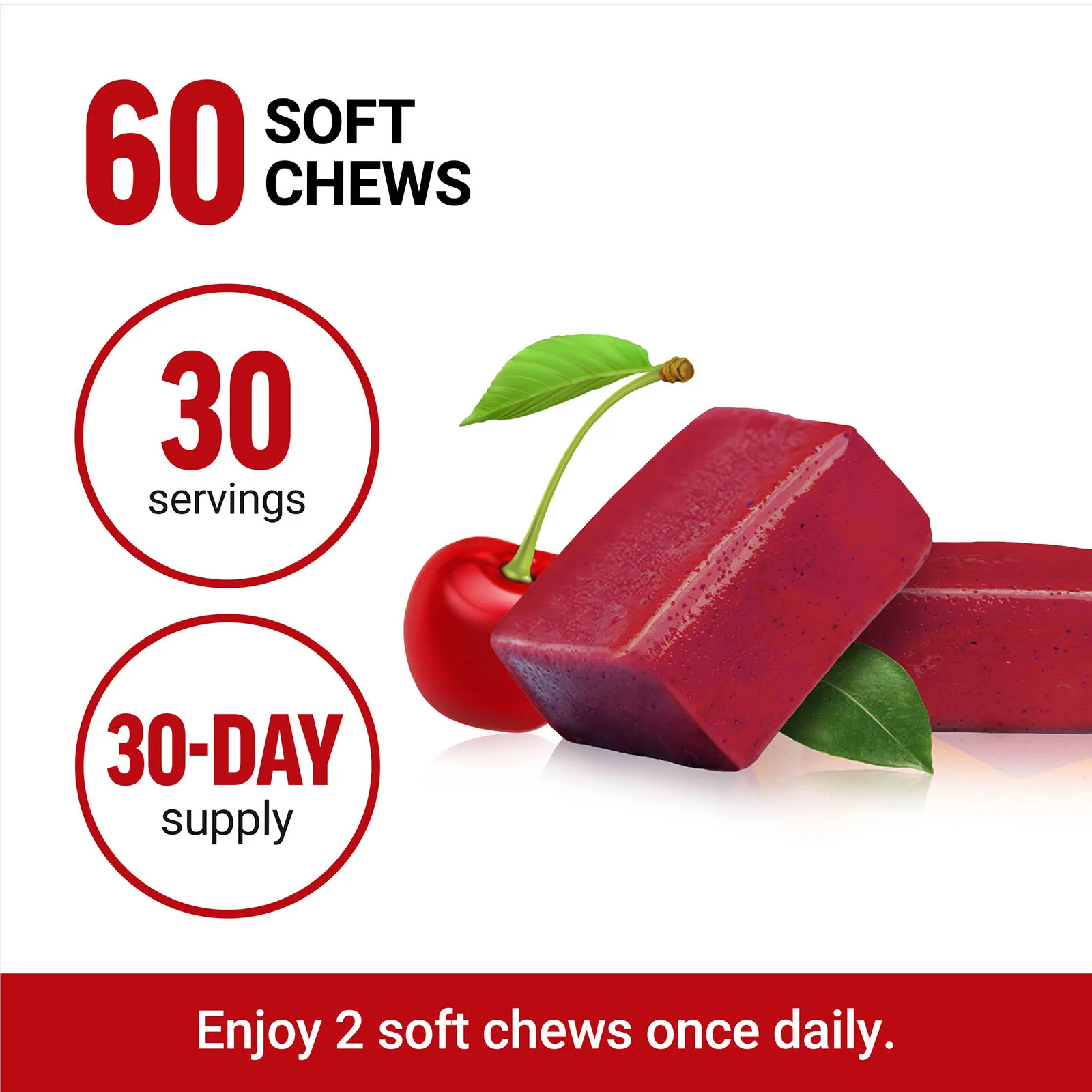 Force Factor, Fundamentals, вишня, вкус вишни, 30 жевательных таблеток