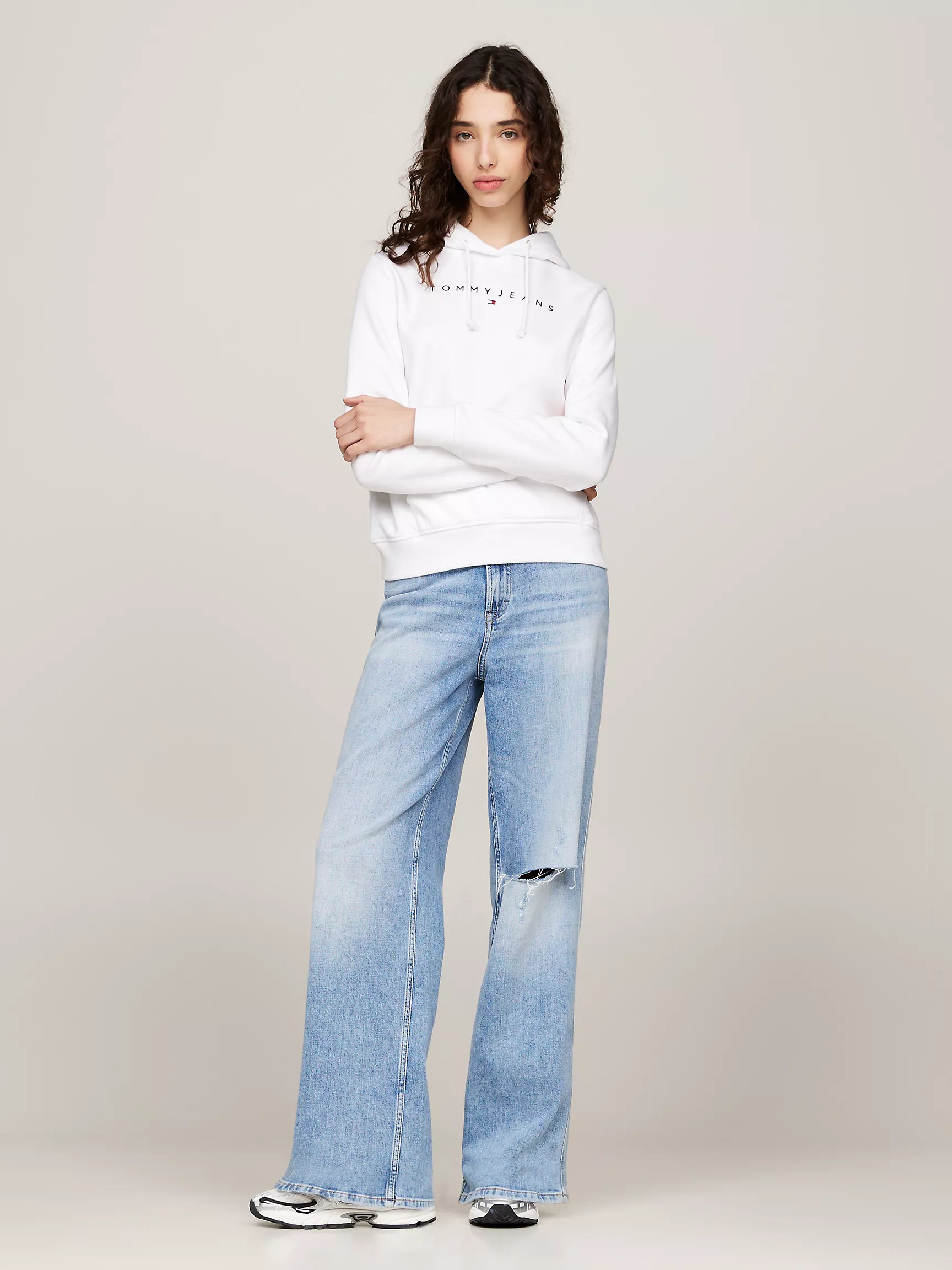 Женская толстовка Tommy Hilfiger, Худи с логотипом Tommy
