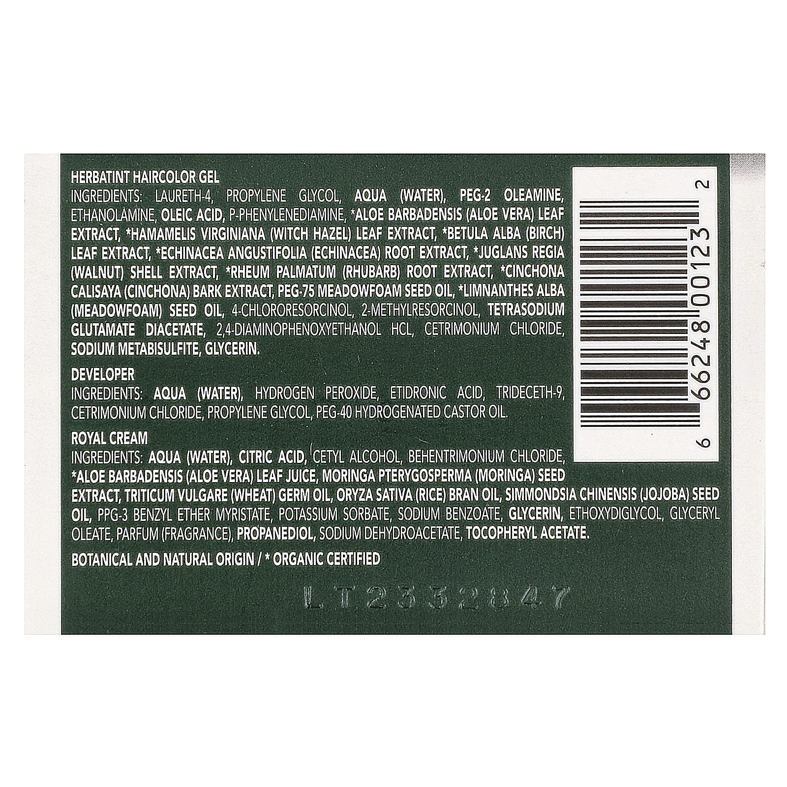 Herbatint, Перманентная гель-краска для волос, 5C, светлый пепельный каштан, 135 мл (4,56 жидк. унции)