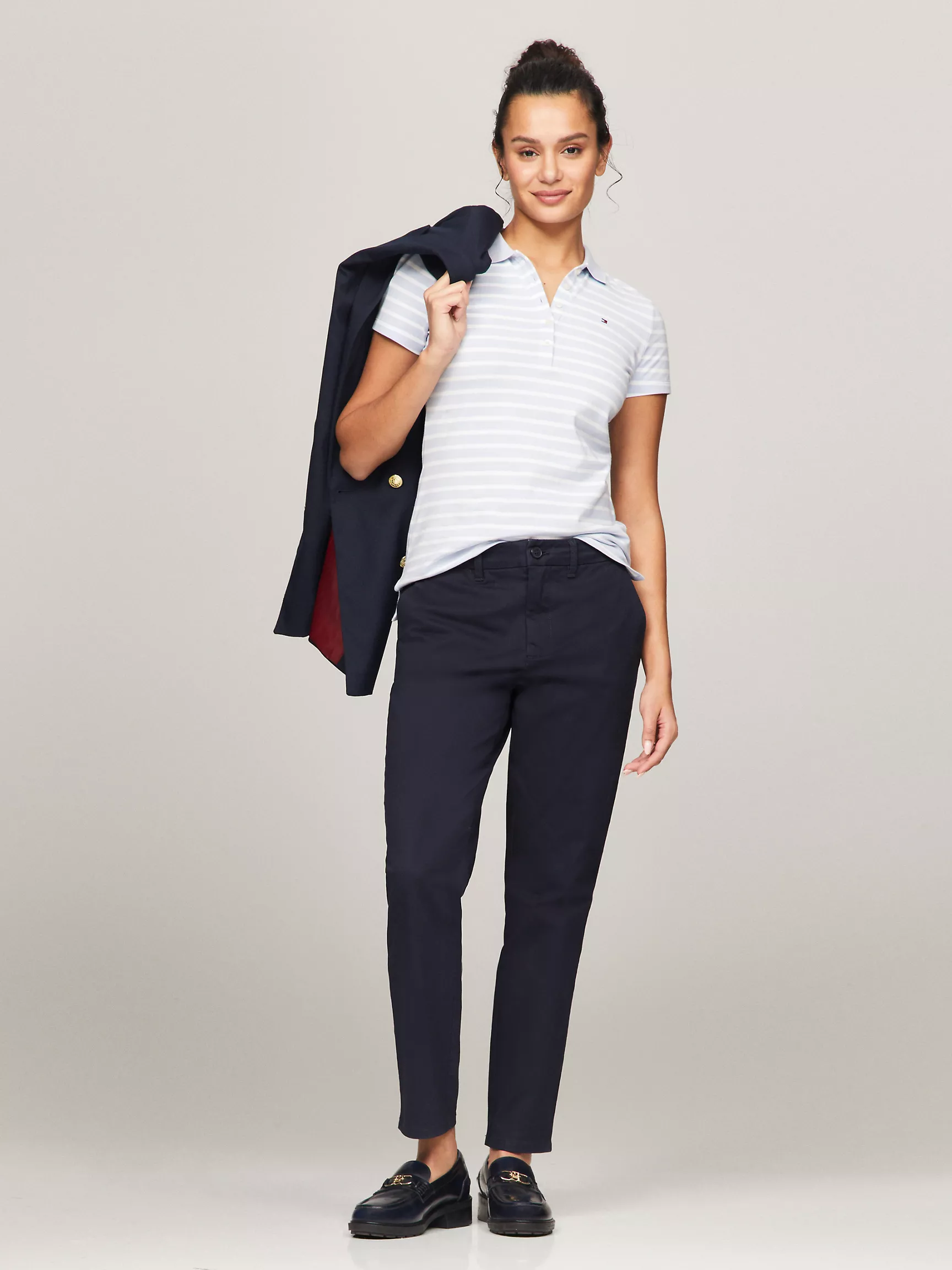 Женские брюки Tommy Hilfiger, Приталенные брюки чинос