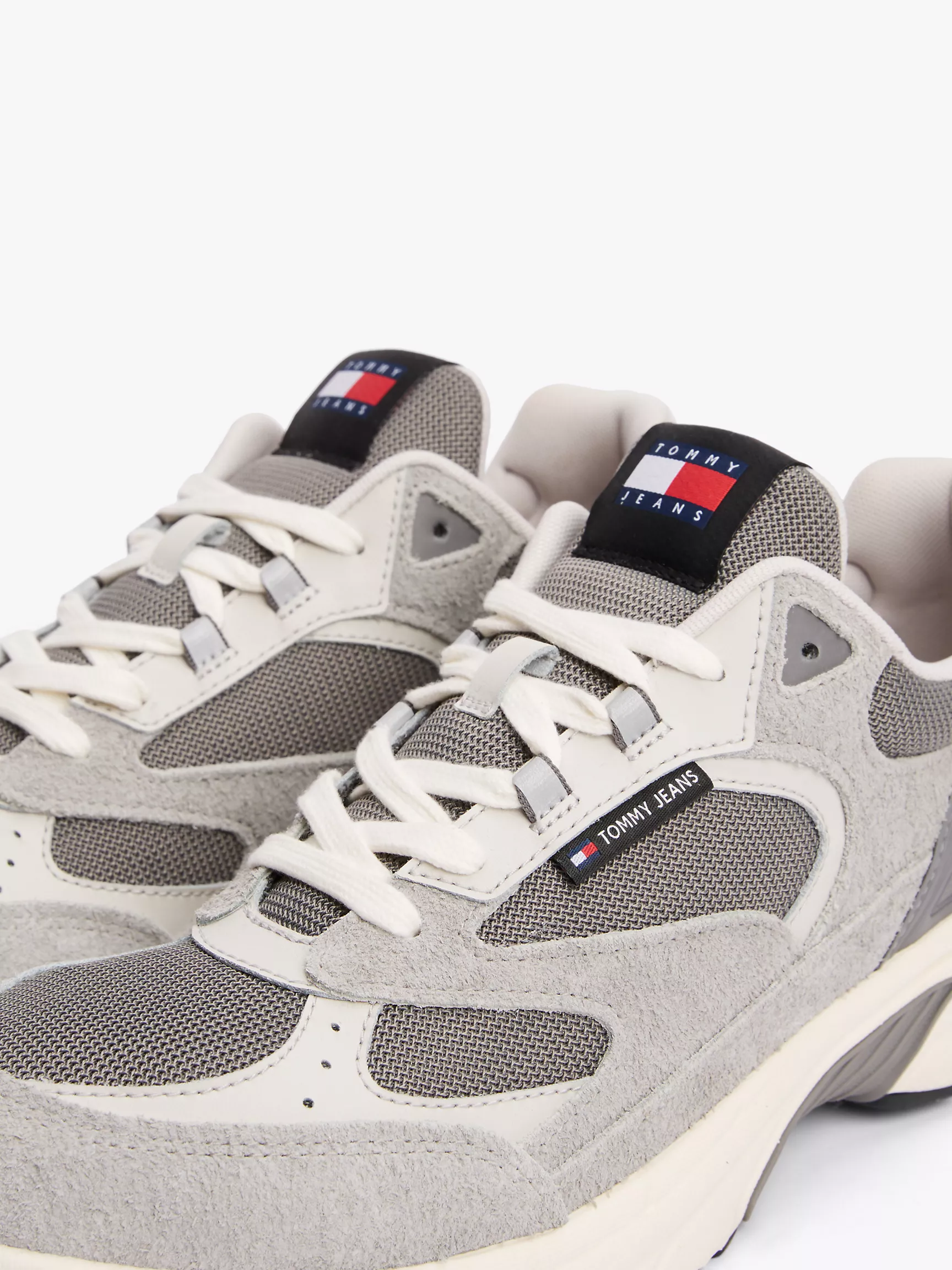 Мужские кроссовки Tommy Hilfiger, Замшевые кроссовки с разноцветными вставками в стиле colorblock