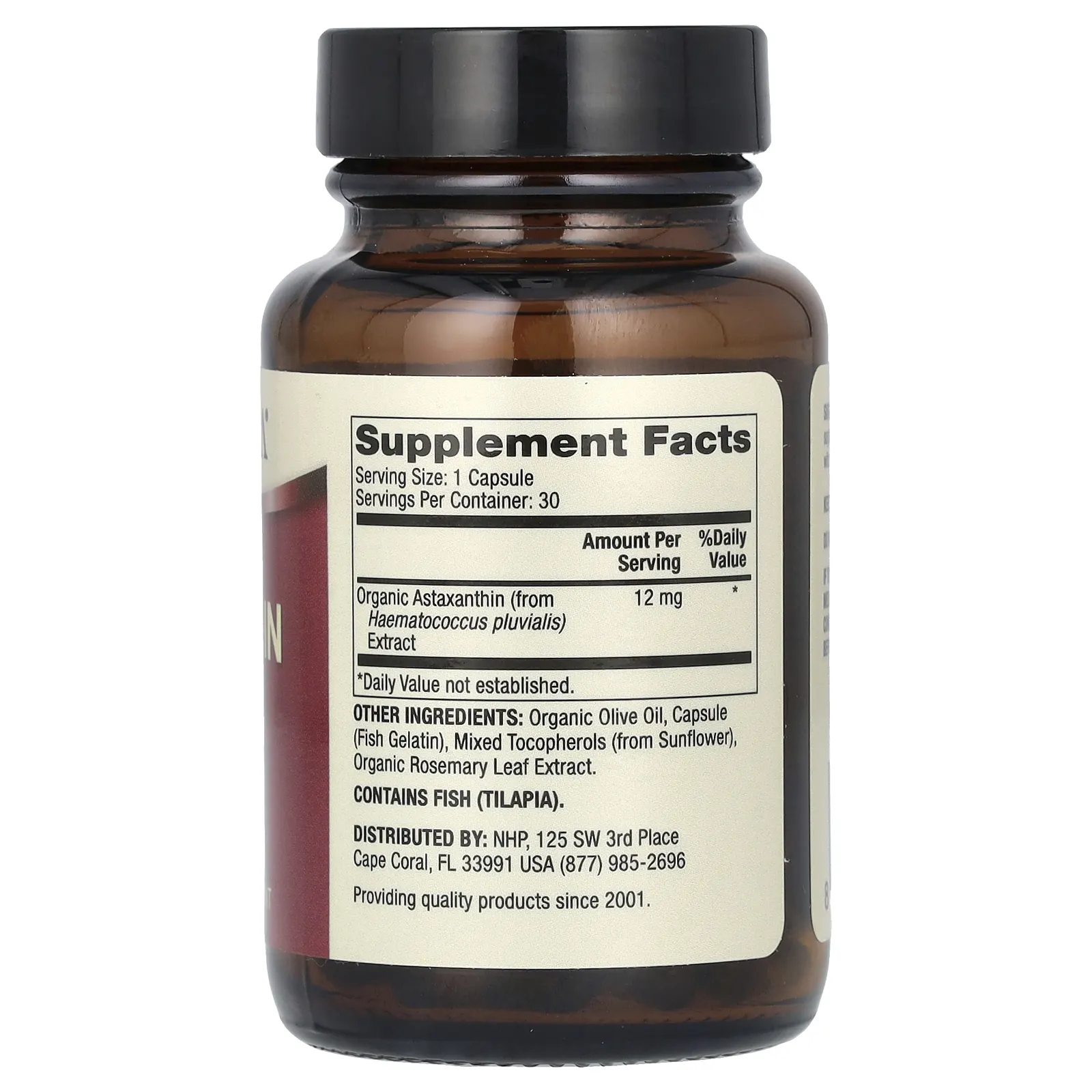 Dr. Mercola, астаксантин, 12 мг, 30 капсул