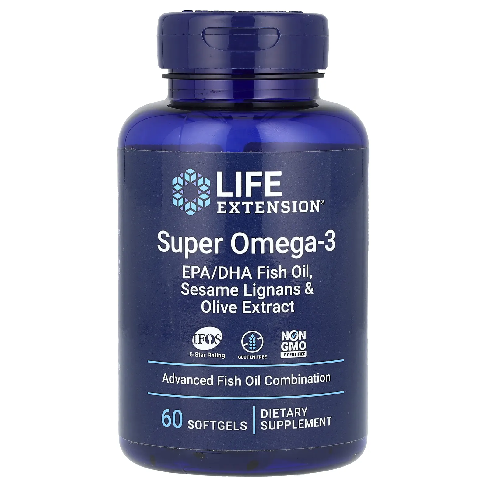 Life Extension, Super Omega-3, 60 мягких таблеток
