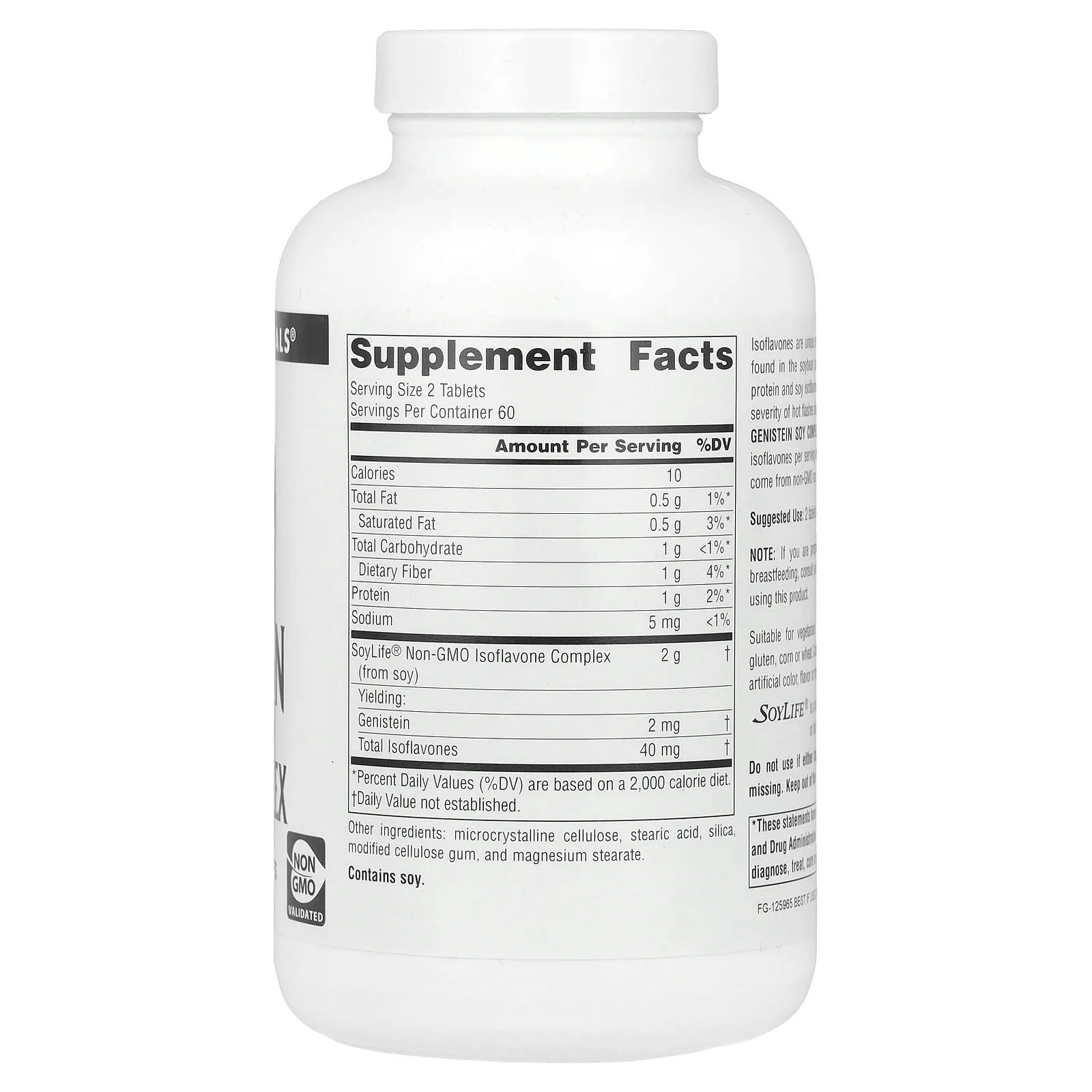 Source Naturals, Генистеин, соевый комплекс, 1000 мг, 120 таблеток