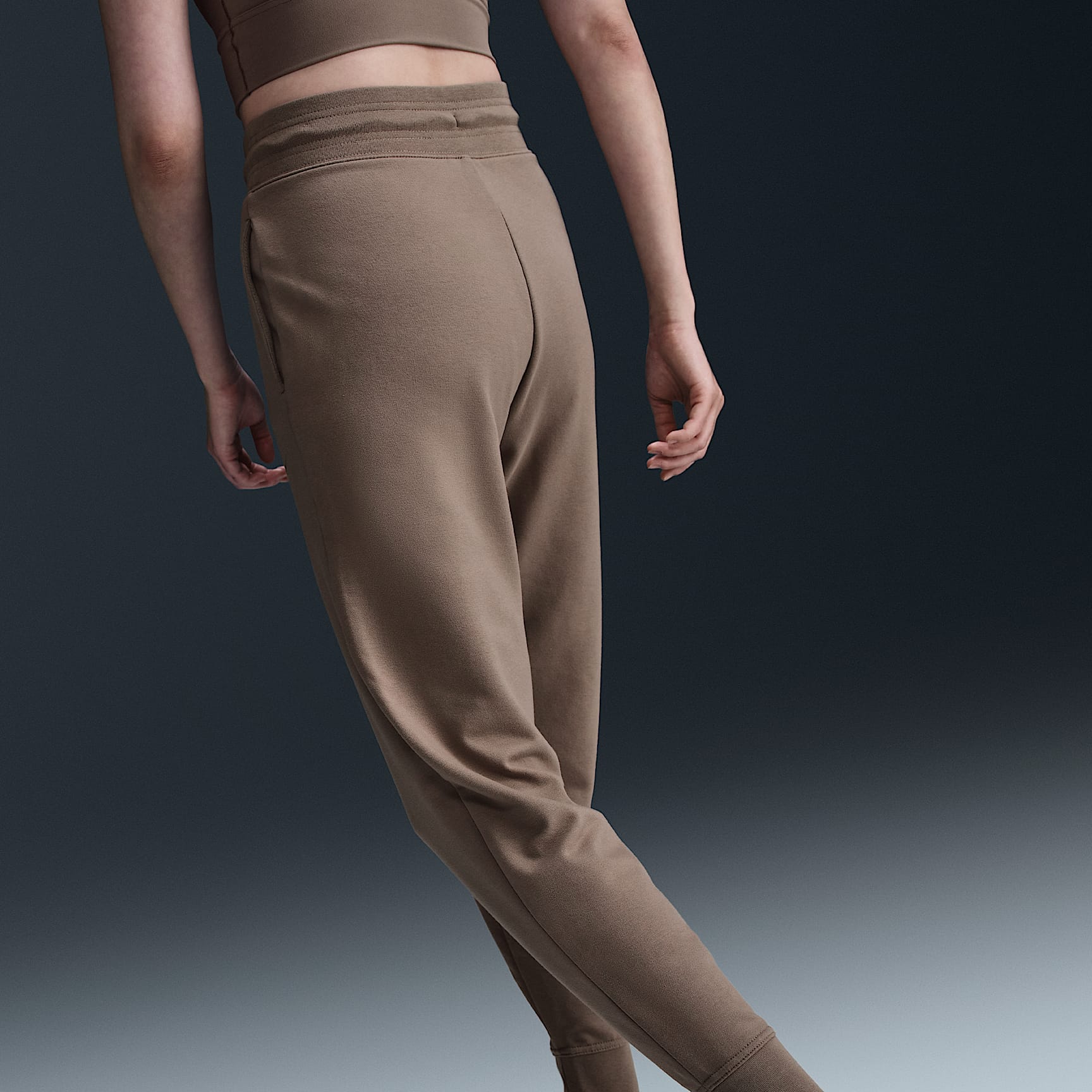 Nike Dri-FIT One Women's High-Waisted 7/8 French Terry Joggers