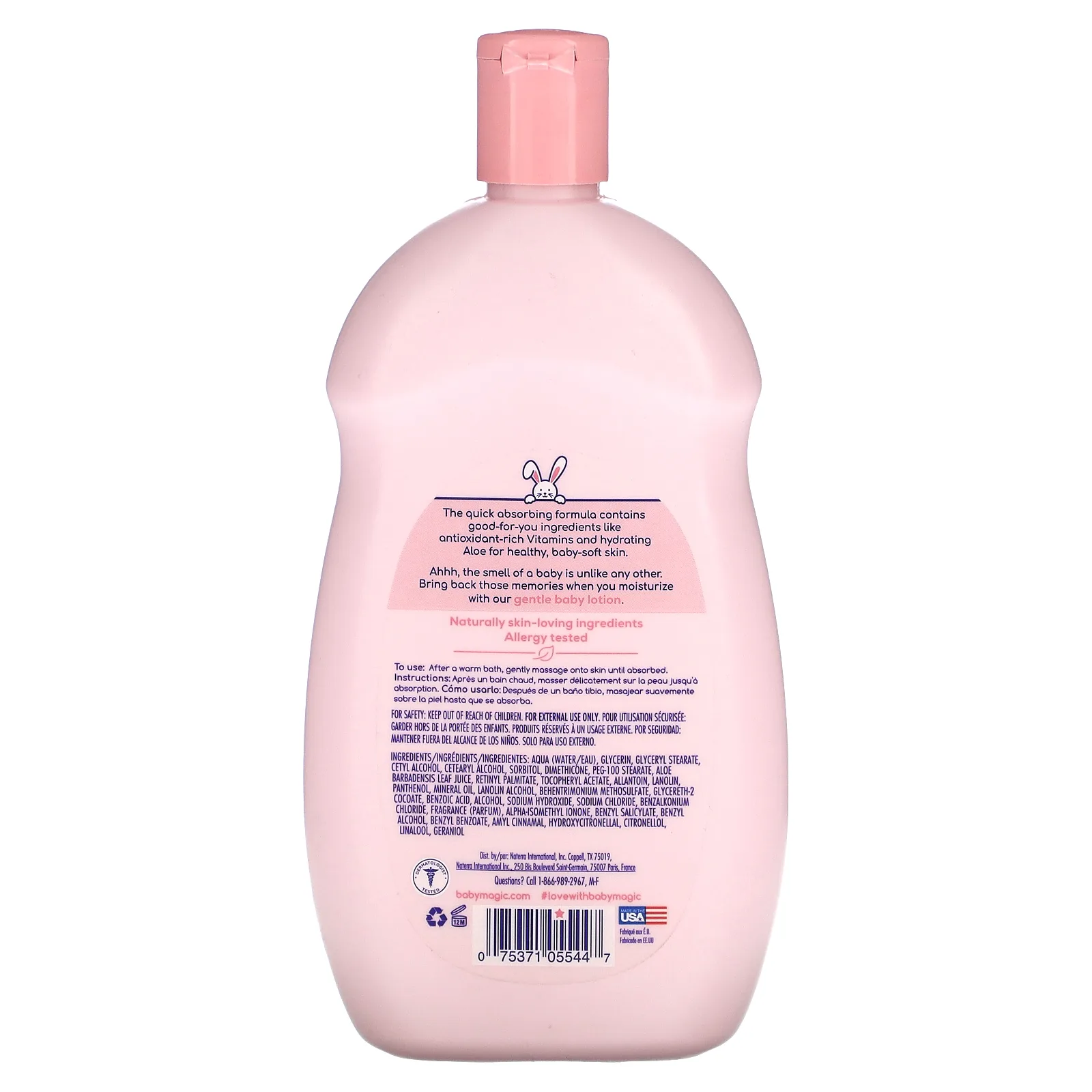 Baby Magic, Gentle Baby Lotion, Original Baby, 488 мл (16,5 жидк. Унции)