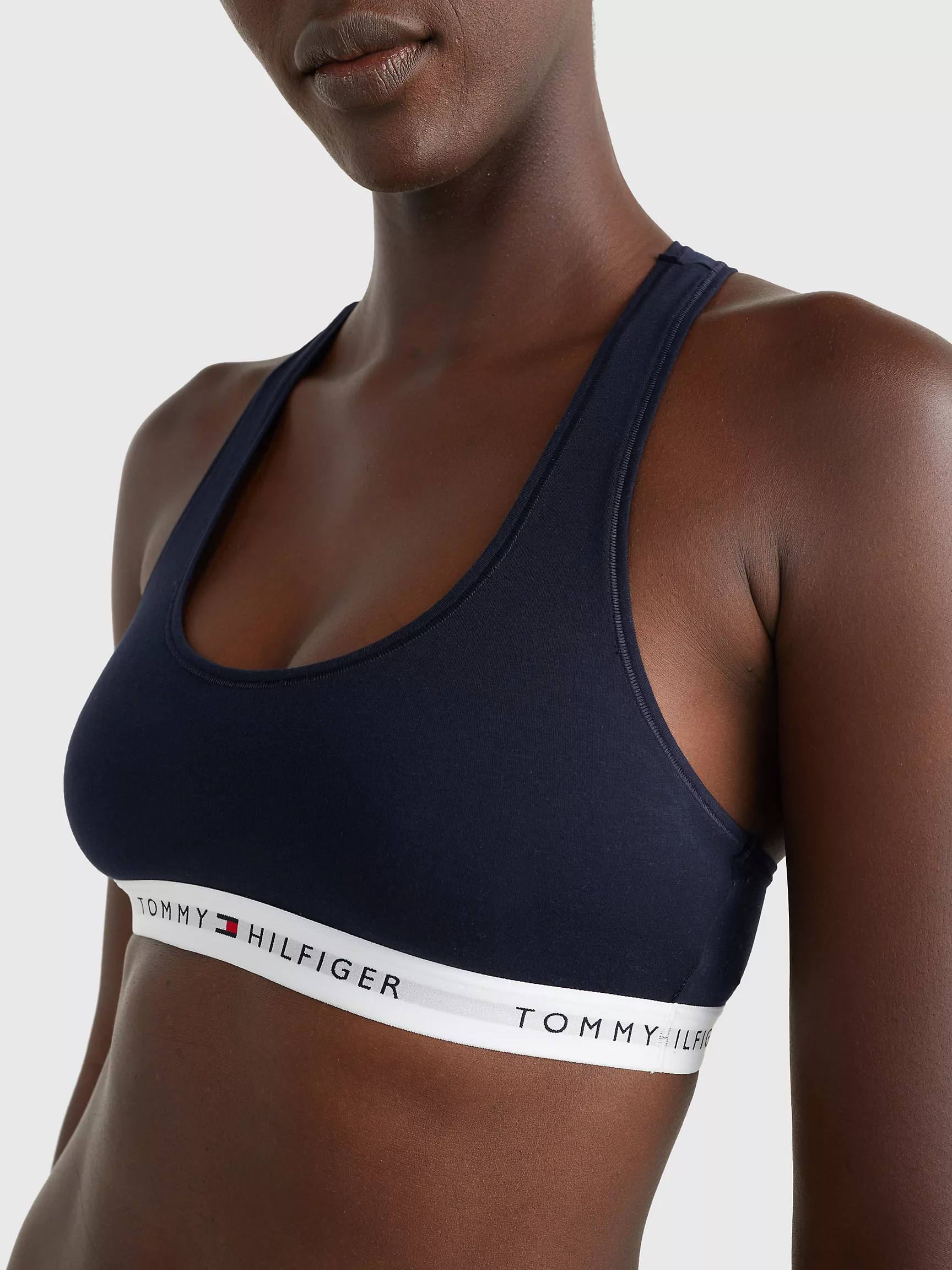 Женское нижнее белье Tommy Hilfiger, Бралетт без подкладки с логотипом Tommy