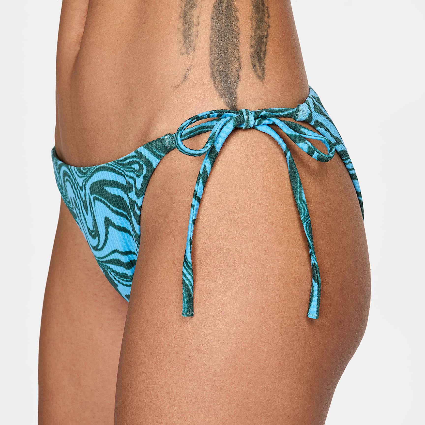 Nike Swim Swirl Women's String Bikini Bottom