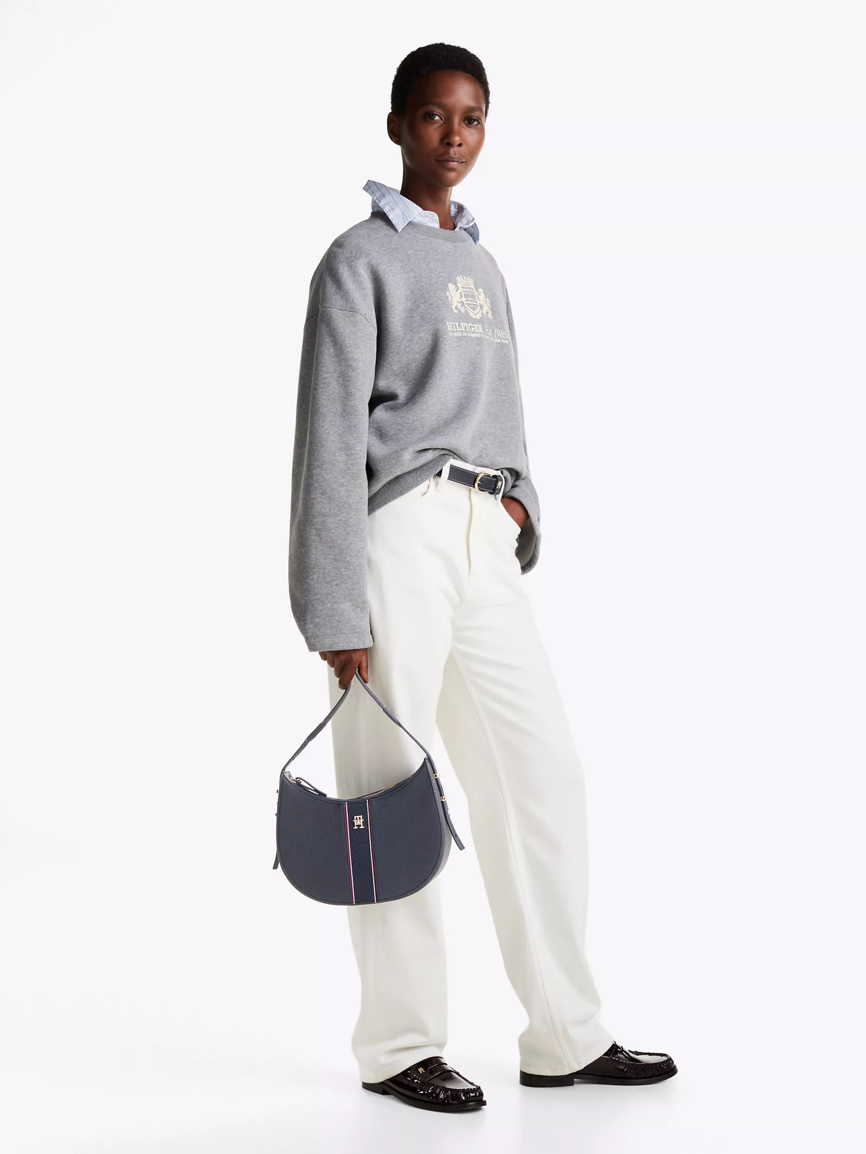 Женская сумка Tommy Hilfiger, Сумка через плечо с полосками Legacy