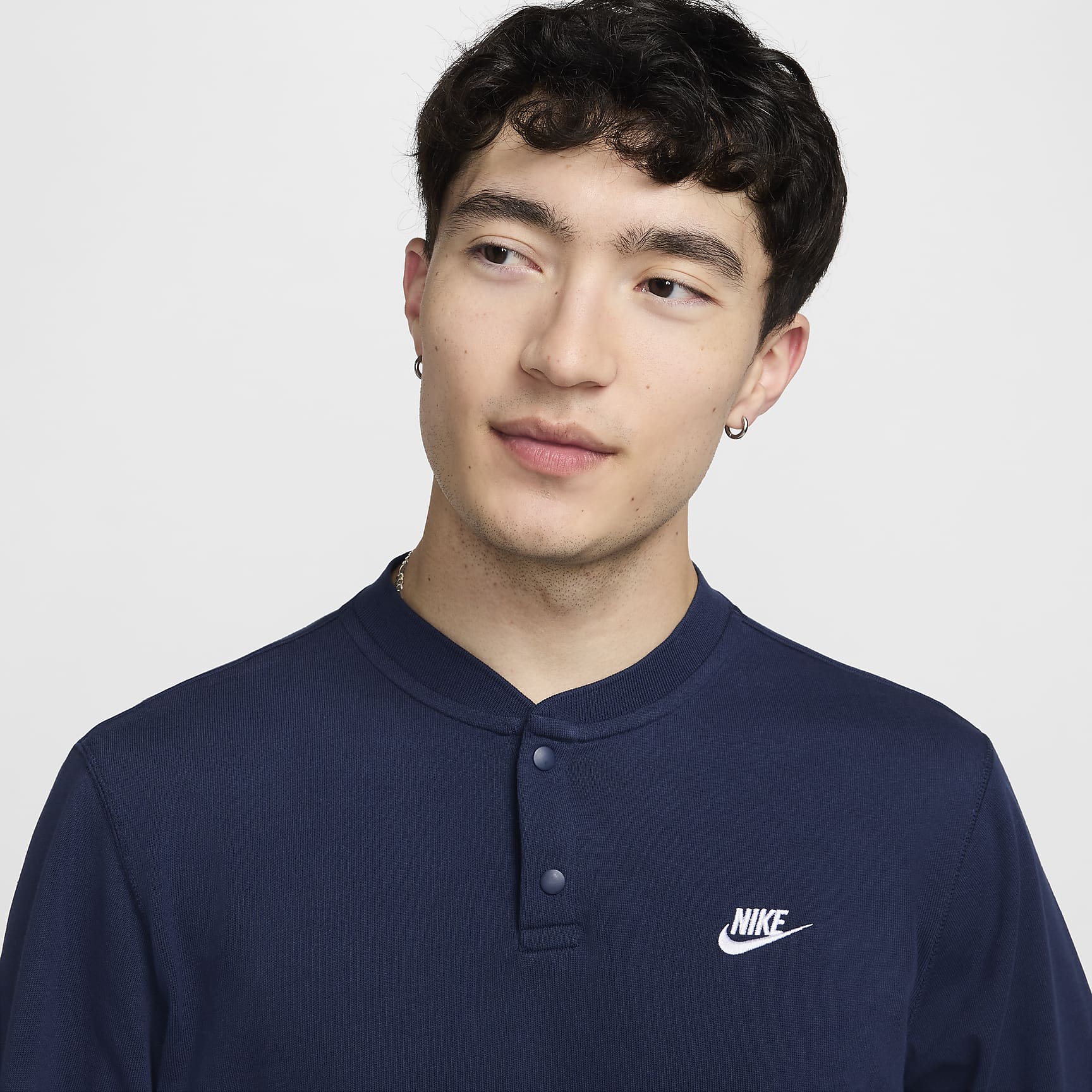 Nike Club Men's Long-Sleeve Henley