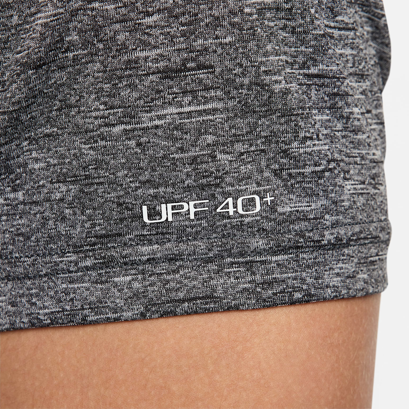 Nike Men's Heathered Short-Sleeve Hydroguard Swim Shirt