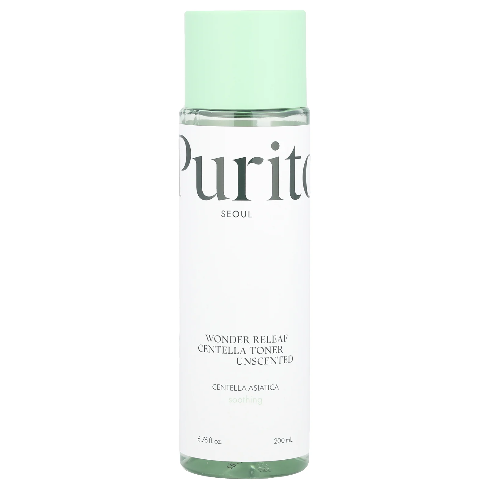 Purito, Wonder Releaf Centella, тоник с центеллой, без запаха, 200 мл (6,76 жидк. Унции)