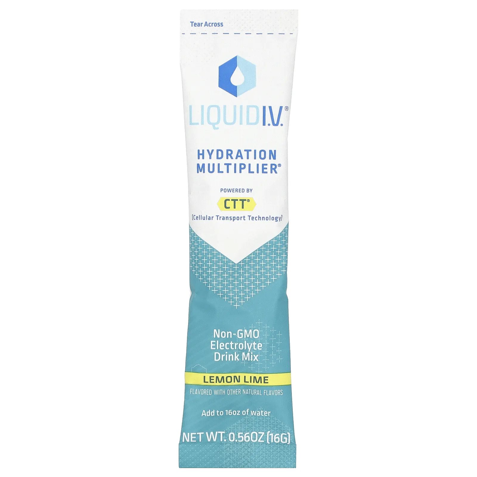 Liquid I.V., Hydration Multiplier, смесь для приготовления электролитов, лимон и лайм, 10 отдельных пакетиков по 16 г (0,56 унции)