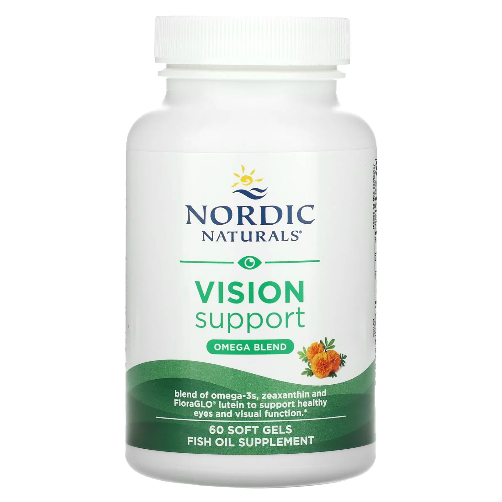 Nordic Naturals, Vision Support, смесь омега кислот для поддержки зрения, 1460 мг, 60 капсул (730 мг в 1 капсуле)