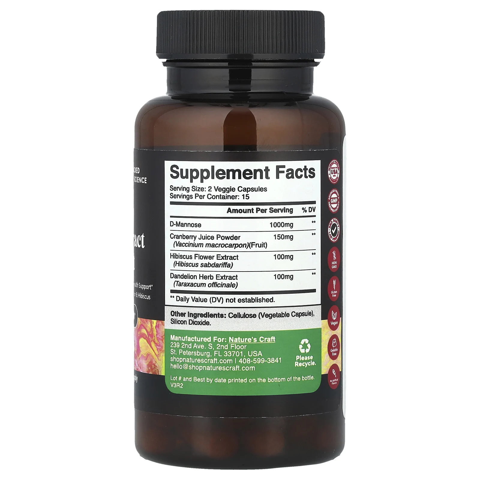 Nature's Craft, Поддержка мочевыводящих путей, 30 капсул