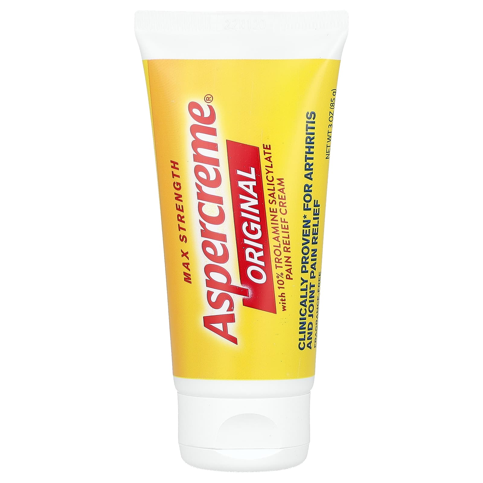 Aspercreme, оригинальный крем, максимальная сила действия, без отдушек, 85 г (3 унции)