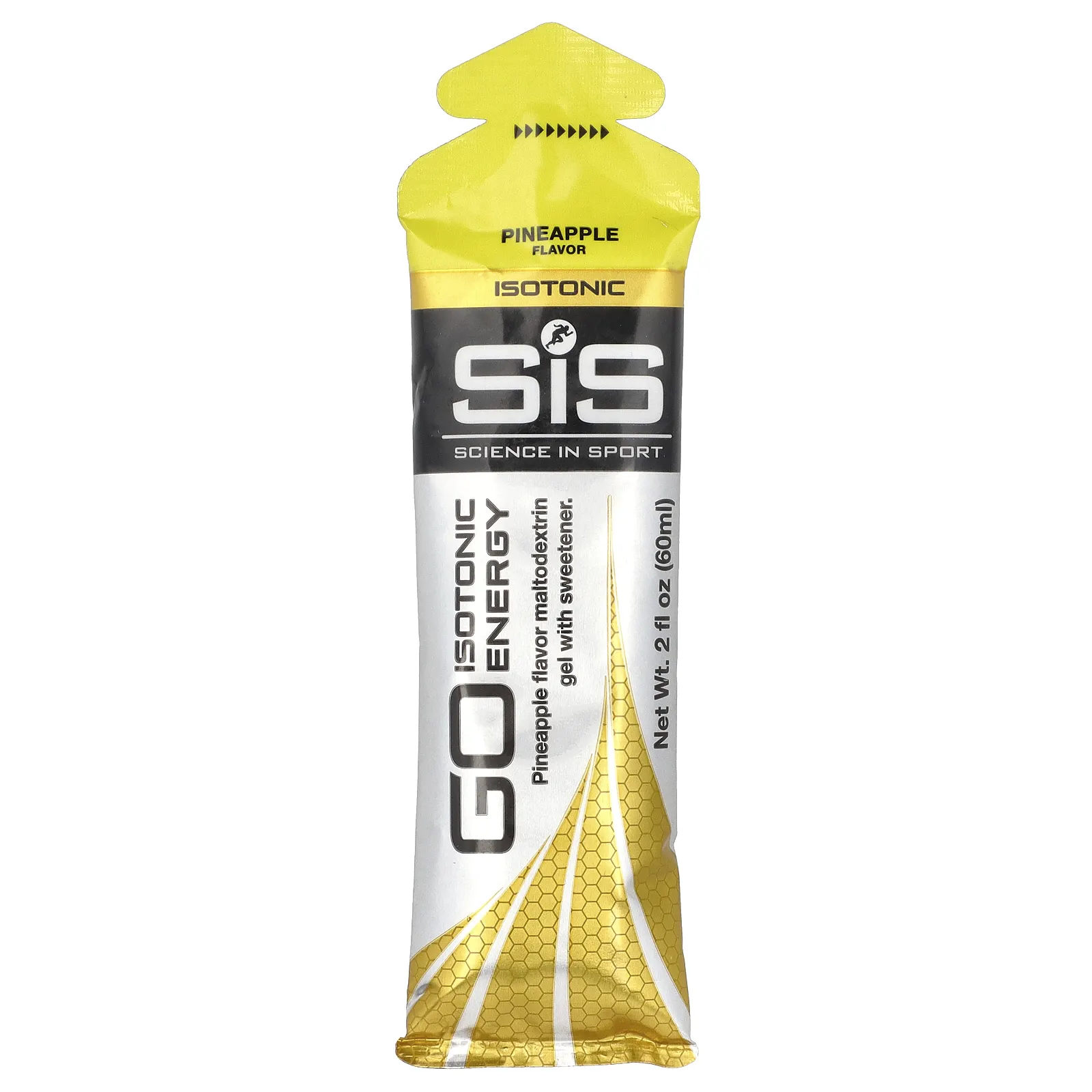 Science in Sport, GO Isotonic Energy Gel, ананас, 30 пакетиков по 60 мл (2 жидк. Унции)