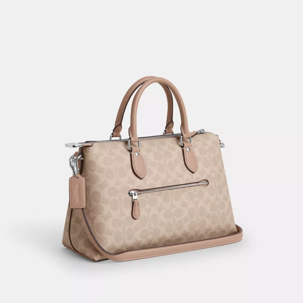 Сумка COACH Georgia Satchel Bag In Signature Canvas