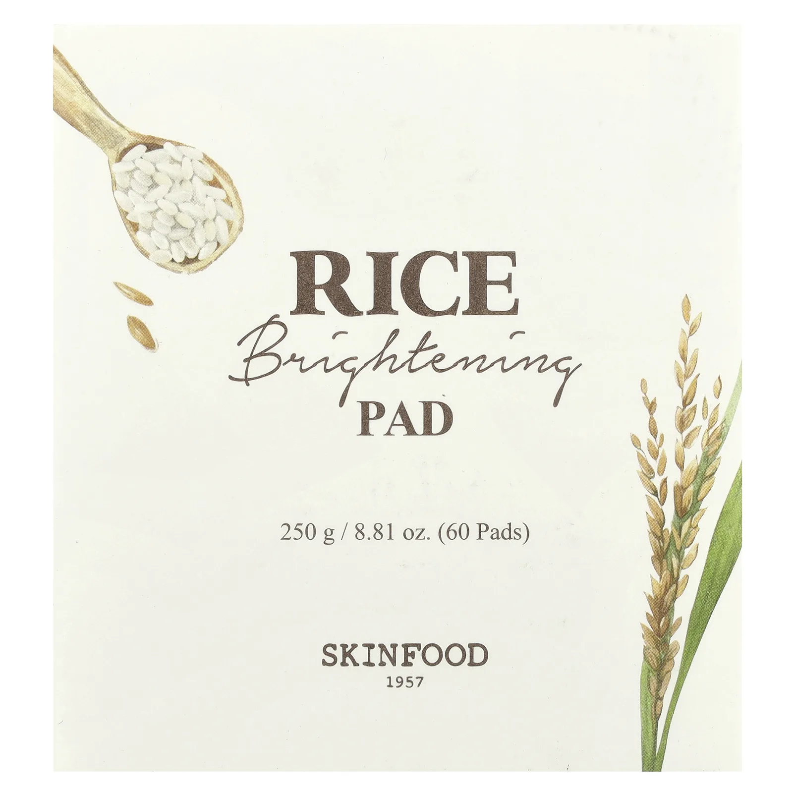 SKINFOOD, Осветляющие салфетки с рисом, 60 шт.