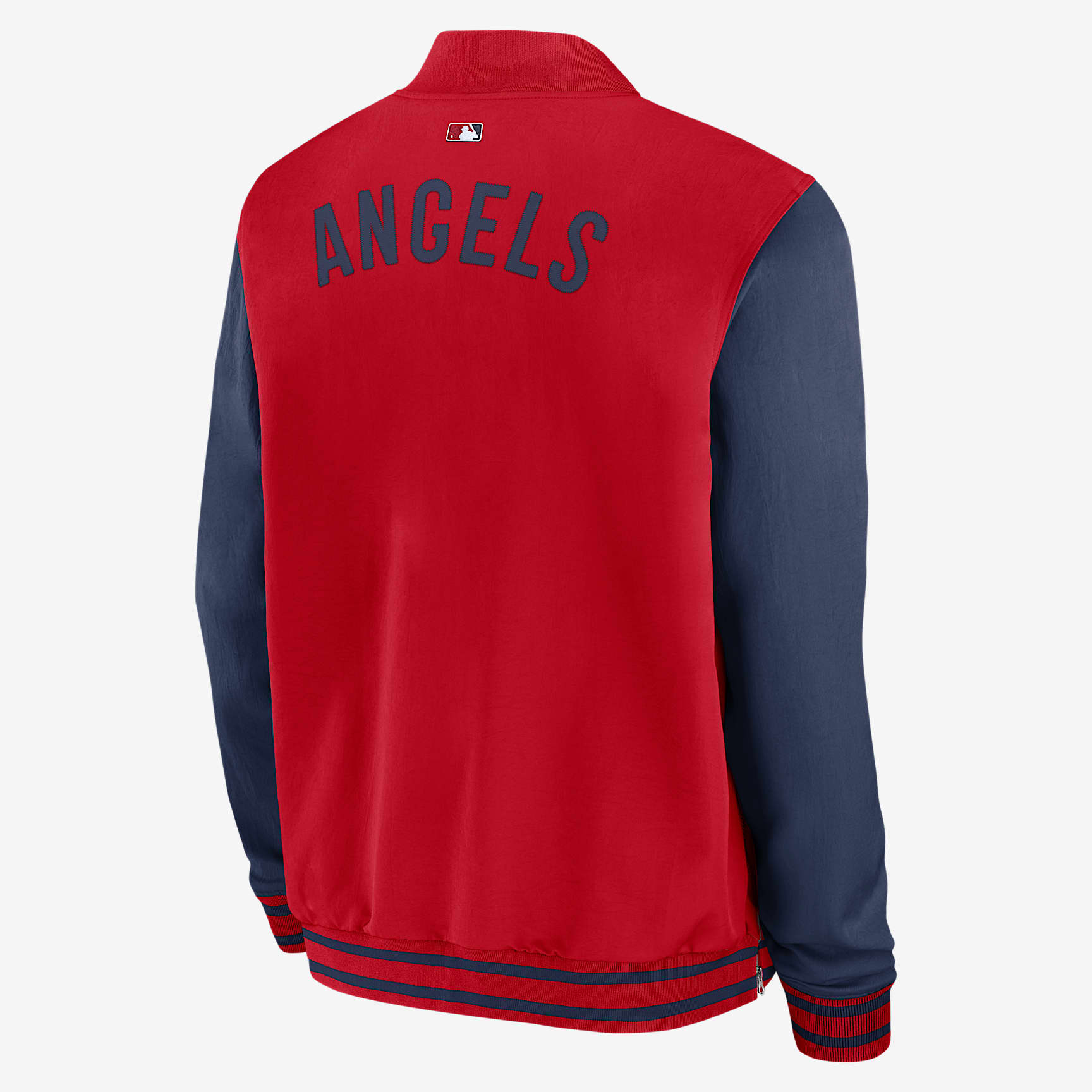 Los Angeles Angels Authentic Collection Dugout Men's Nike MLB Full-Zip Bomber Jacket