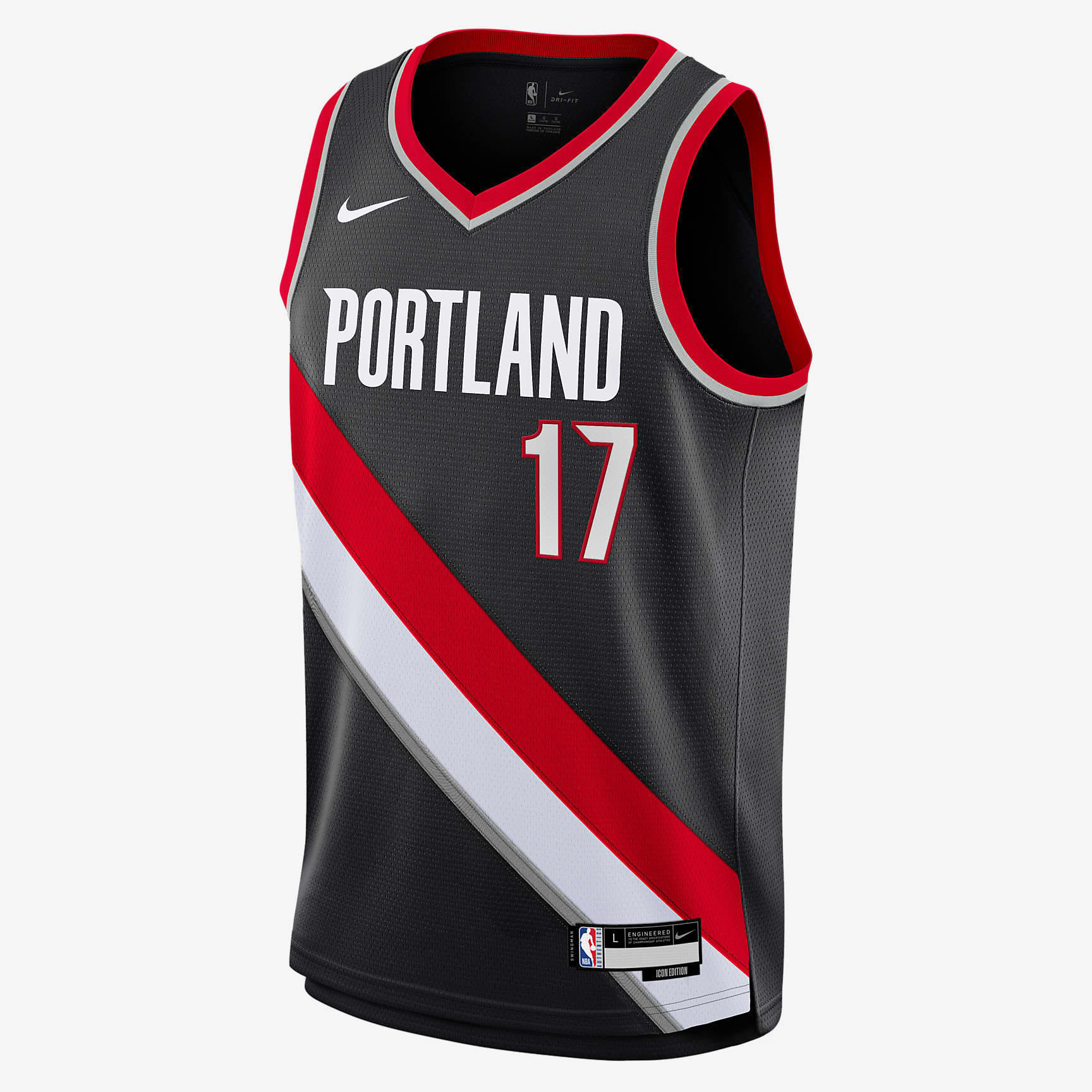 Shaedon Sharpe Portland Trail Blazers 2024/25 Icon Edition Big Kids' Nike NBA Swingman Jersey