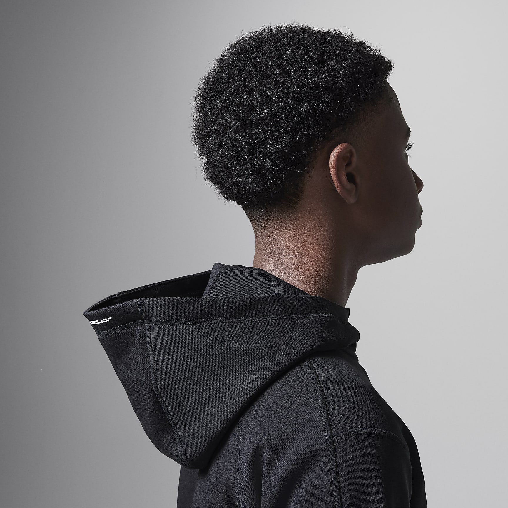 Jordan Dri-FIT Sport Big Kids' Statement Hoop Fleece Full-Zip Hoodie